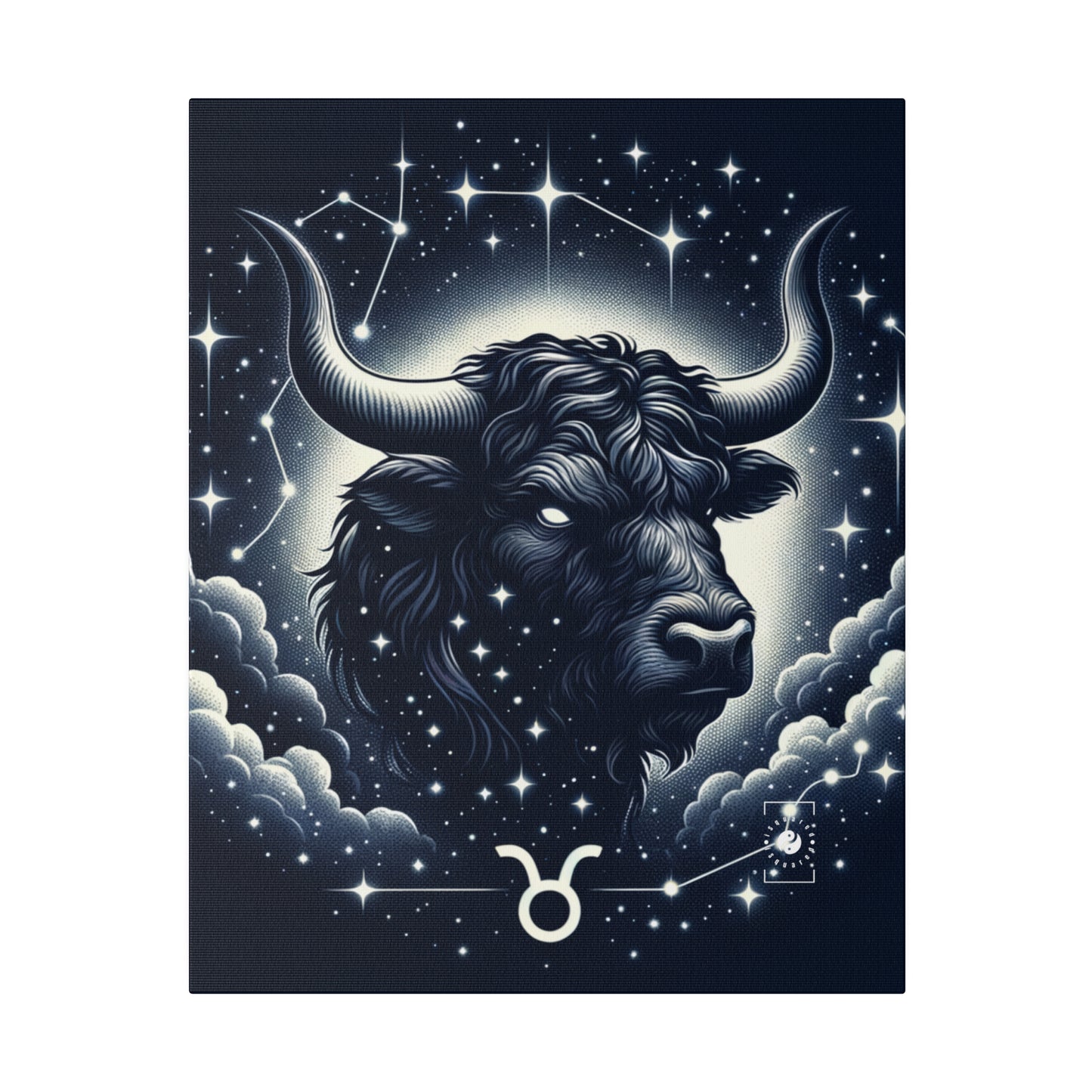 Celestial Taurine Constellation - Art Print Canvas