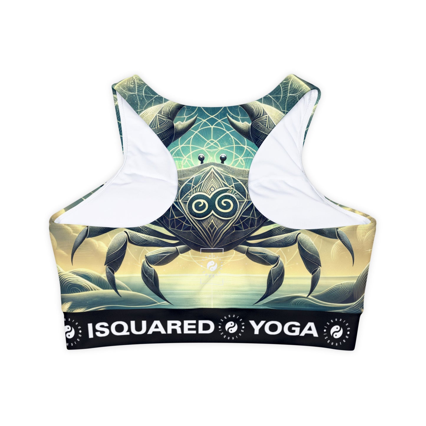 Crab Constellation Yoga - Lined & Padded Sports Bra