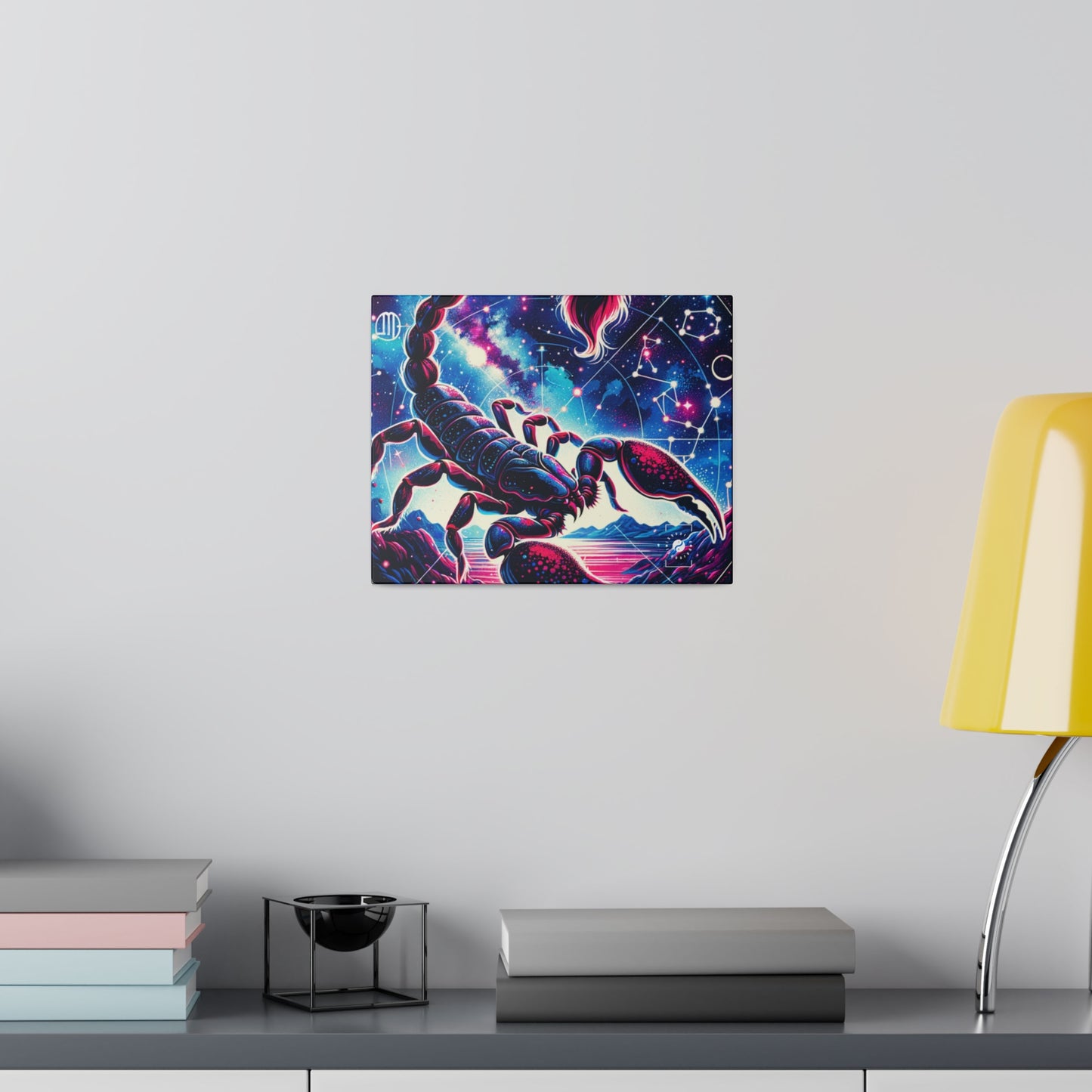 Crimson Scorpio - Art Print Canvas