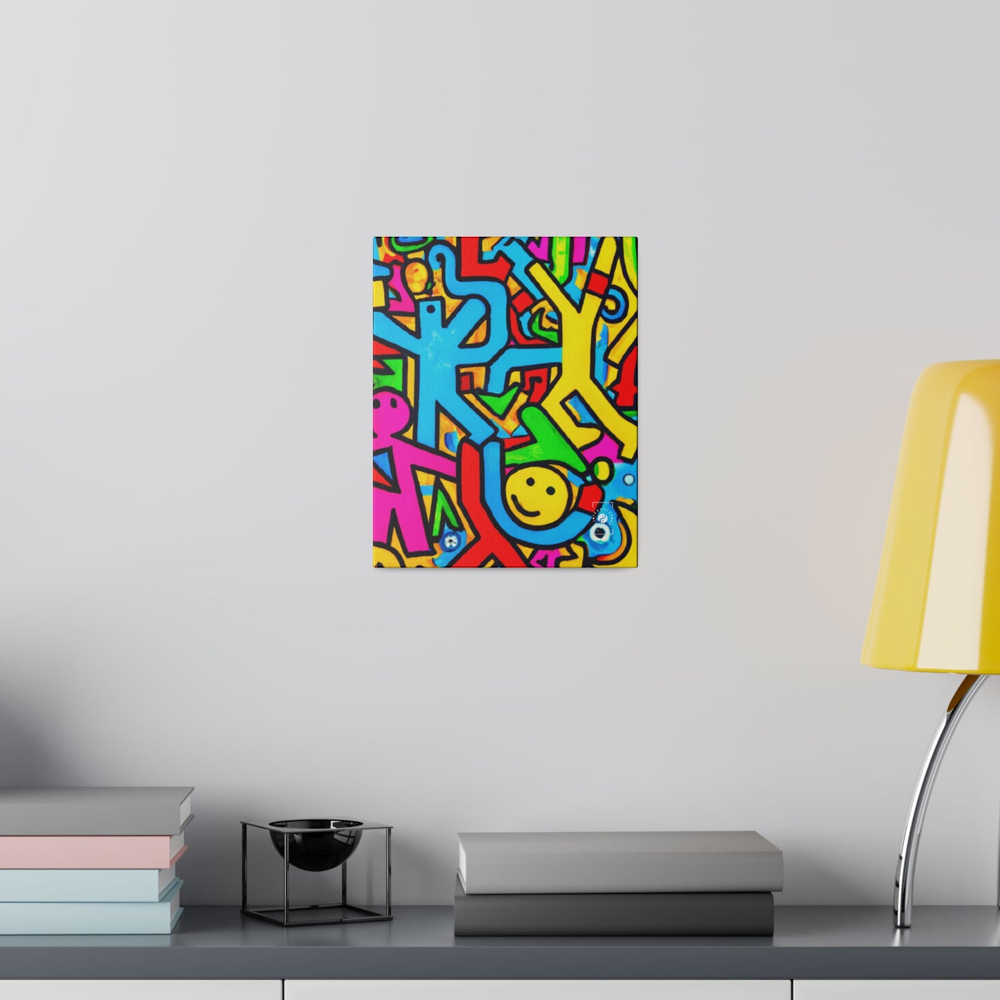 symbols of happiness - Art Print Canvas