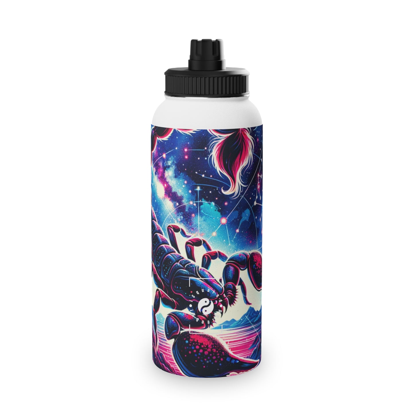 Crimson Scorpio - Sports Water Bottle