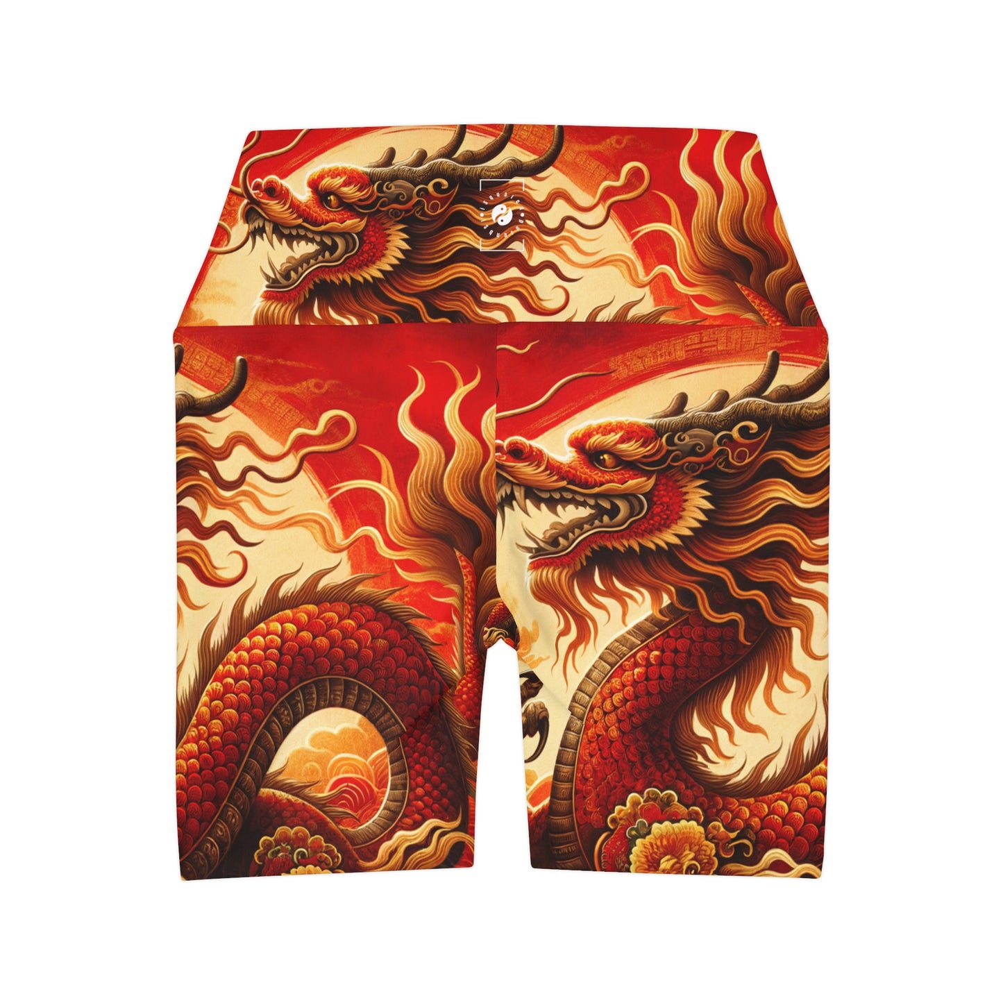 "Golden Dragon Dance in the Crimson Twilight" - shorts