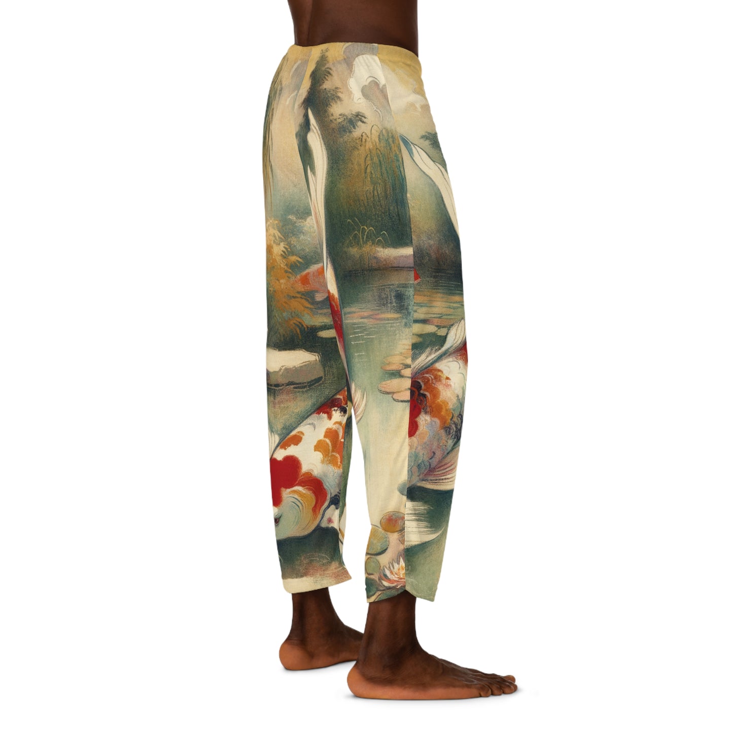 Koi Lily Pond - men's Lounge Pants