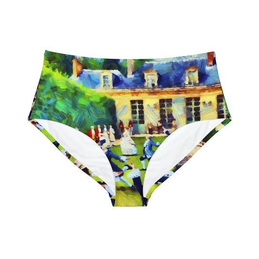 Versailles Vinyasa - High Waisted Bikini Bottom