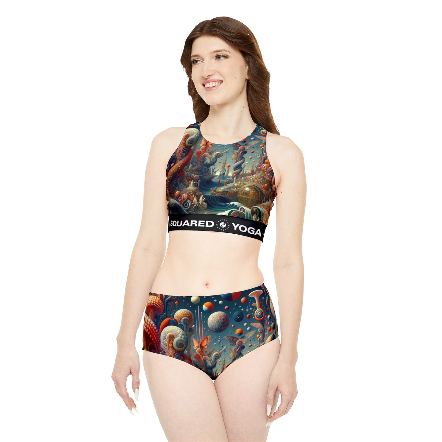 Kaleidoscopic Eden - Hot Yoga Bikini Set