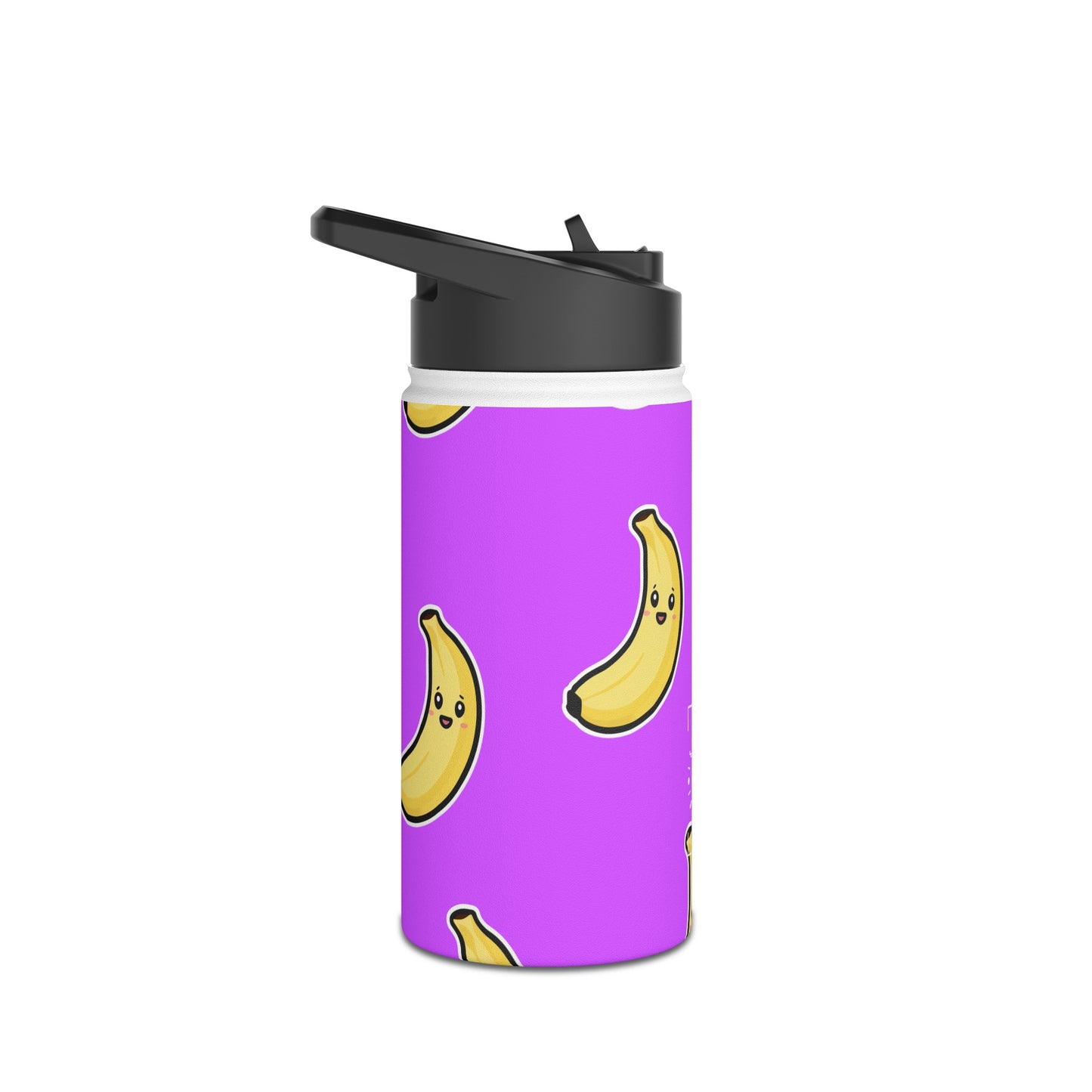 #D65BFF Violet + Banane - Bouteille d'eau