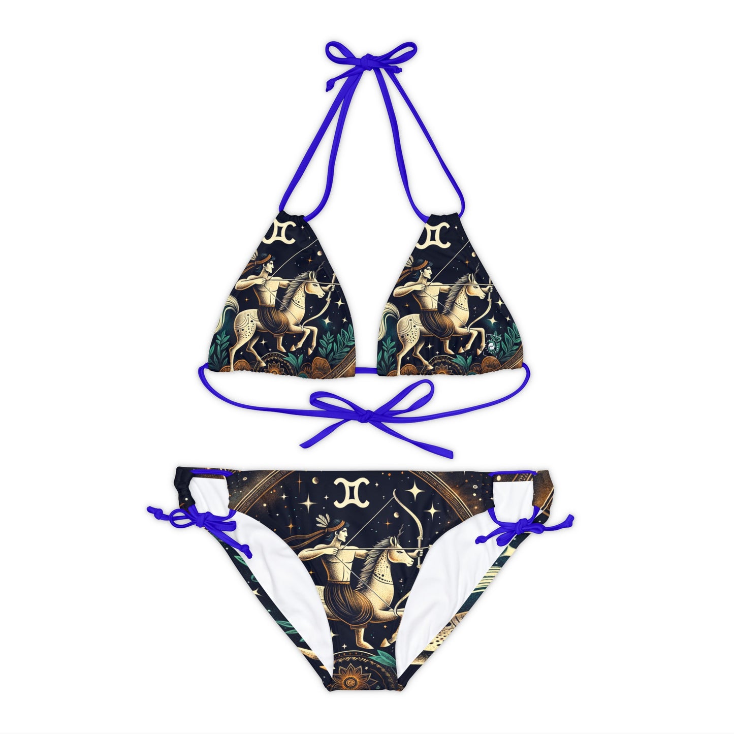 Sagittarius Emblem - Lace-up Bikini Set