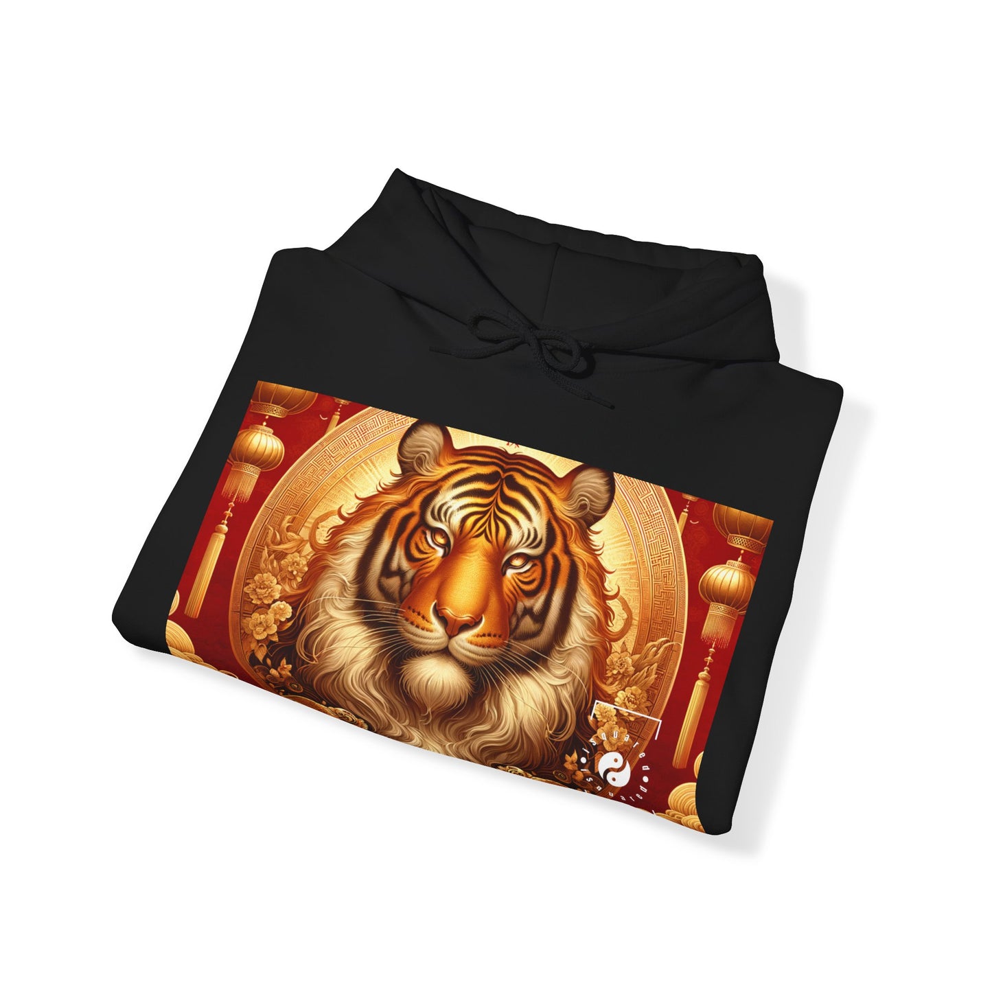 "Golden Majesty: Ascension of the Lunar Tiger" - Hoodie