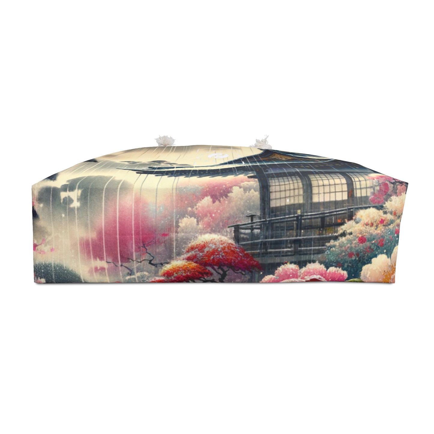 "Rain-drenched Sakura Spectrum" - Casual Yoga Bag