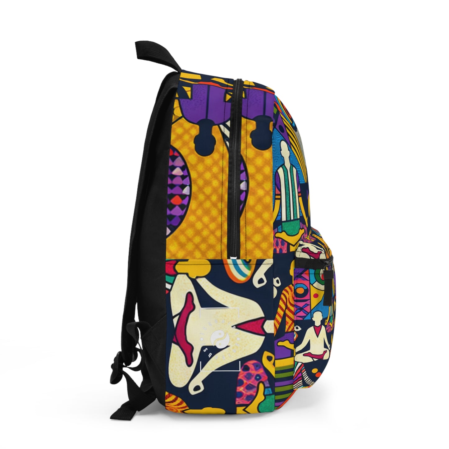 Vibrant Sadana: Prana in Nouveau Réalité - Backpack