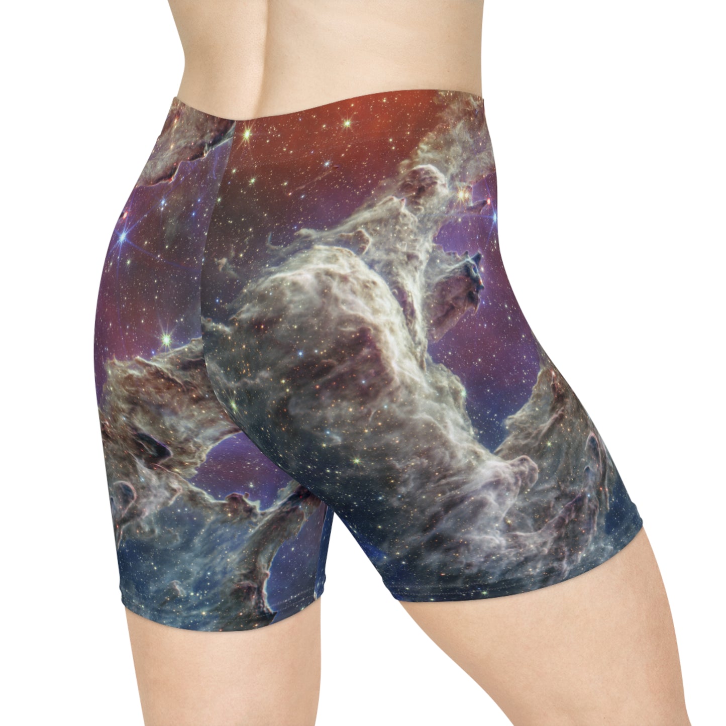 Piliers de la création (image composite NIRCam et MIRI) - Collection JWST - Hot Yoga Short