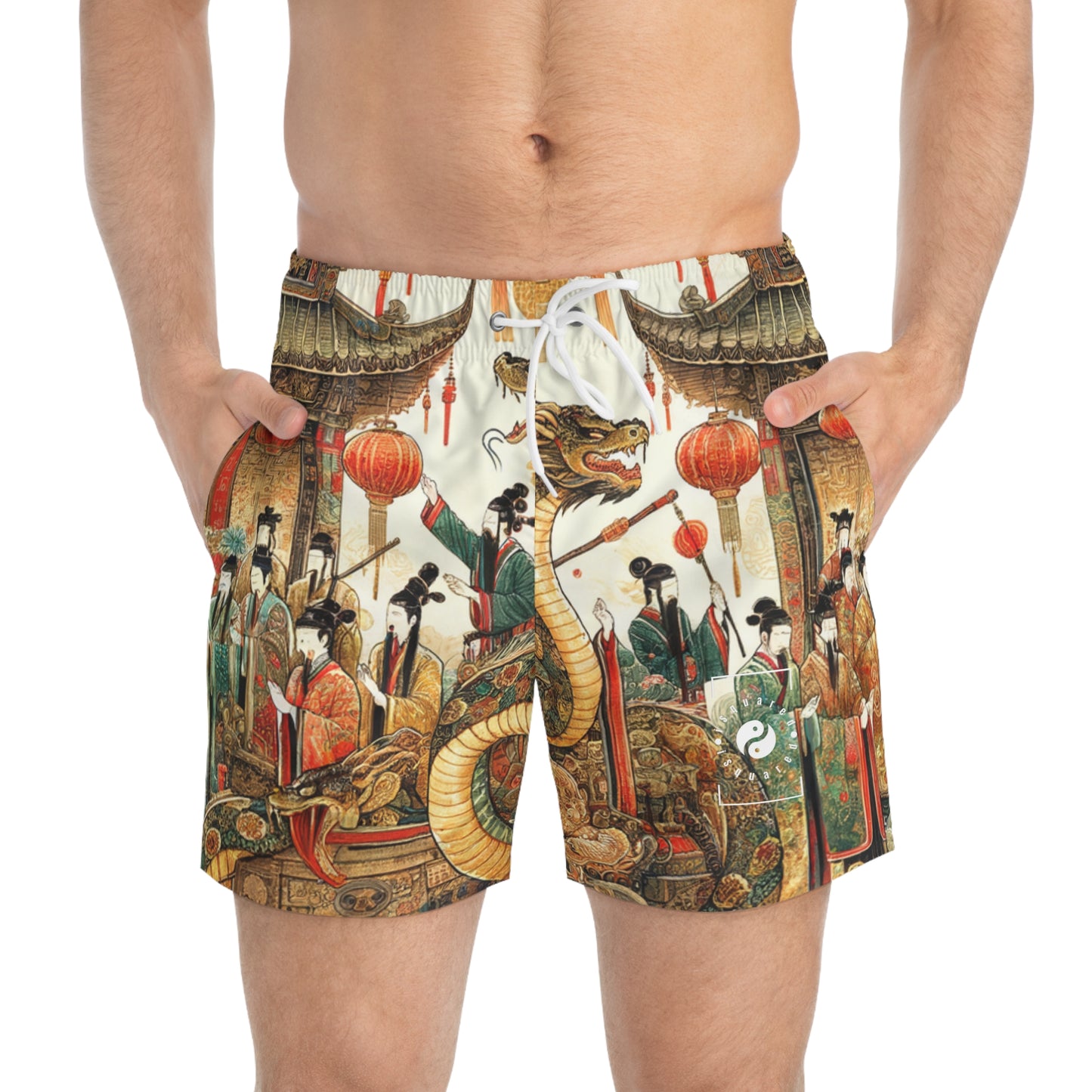 Serpent New Year - Swim Trunks for Men