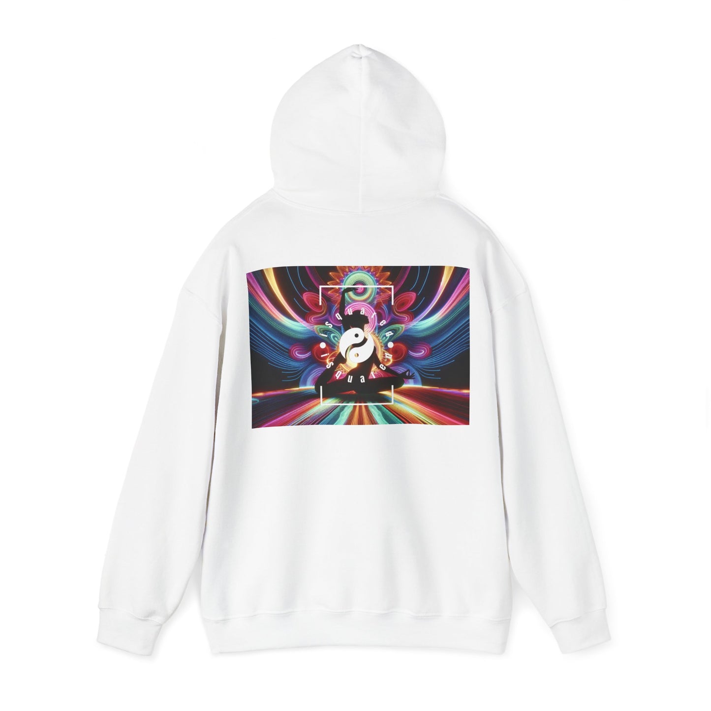 "Neon Zenith: Chromatic Balance" - Hoodie