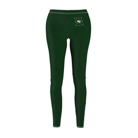#153B1C Forest Green - Casual Leggings