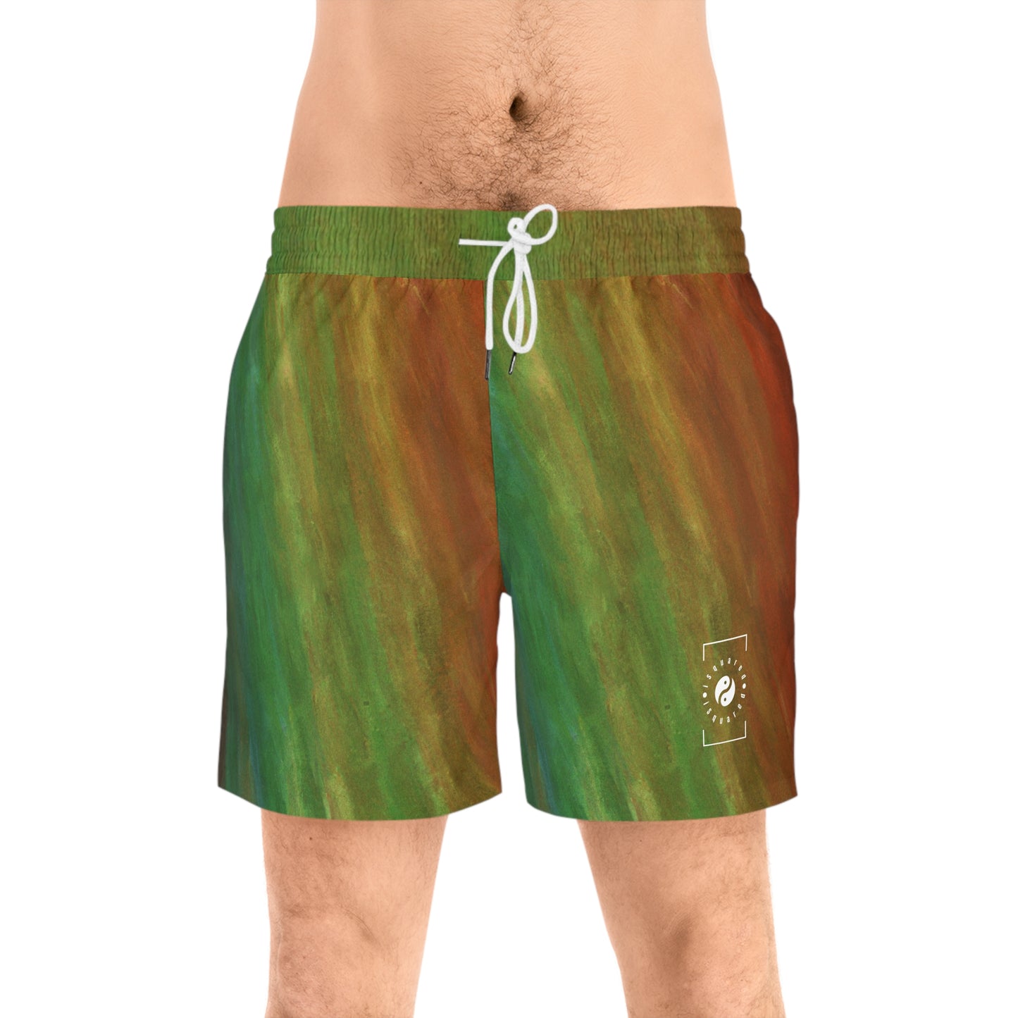 Subtle Rainbow Mood - Swim Shorts (Mid-Length) for Men