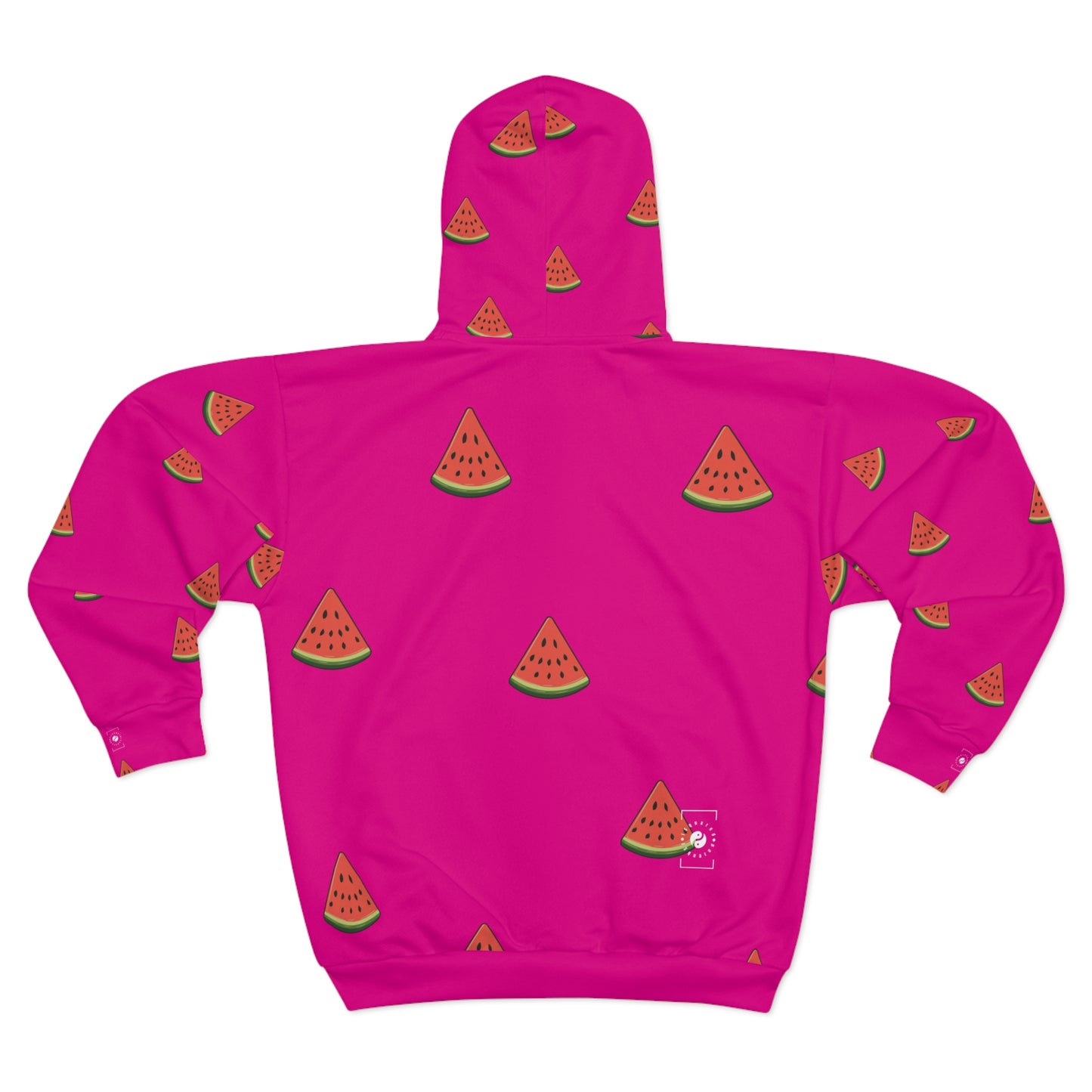 #DF0086 Pink + Watermelon - Zip Hoodie