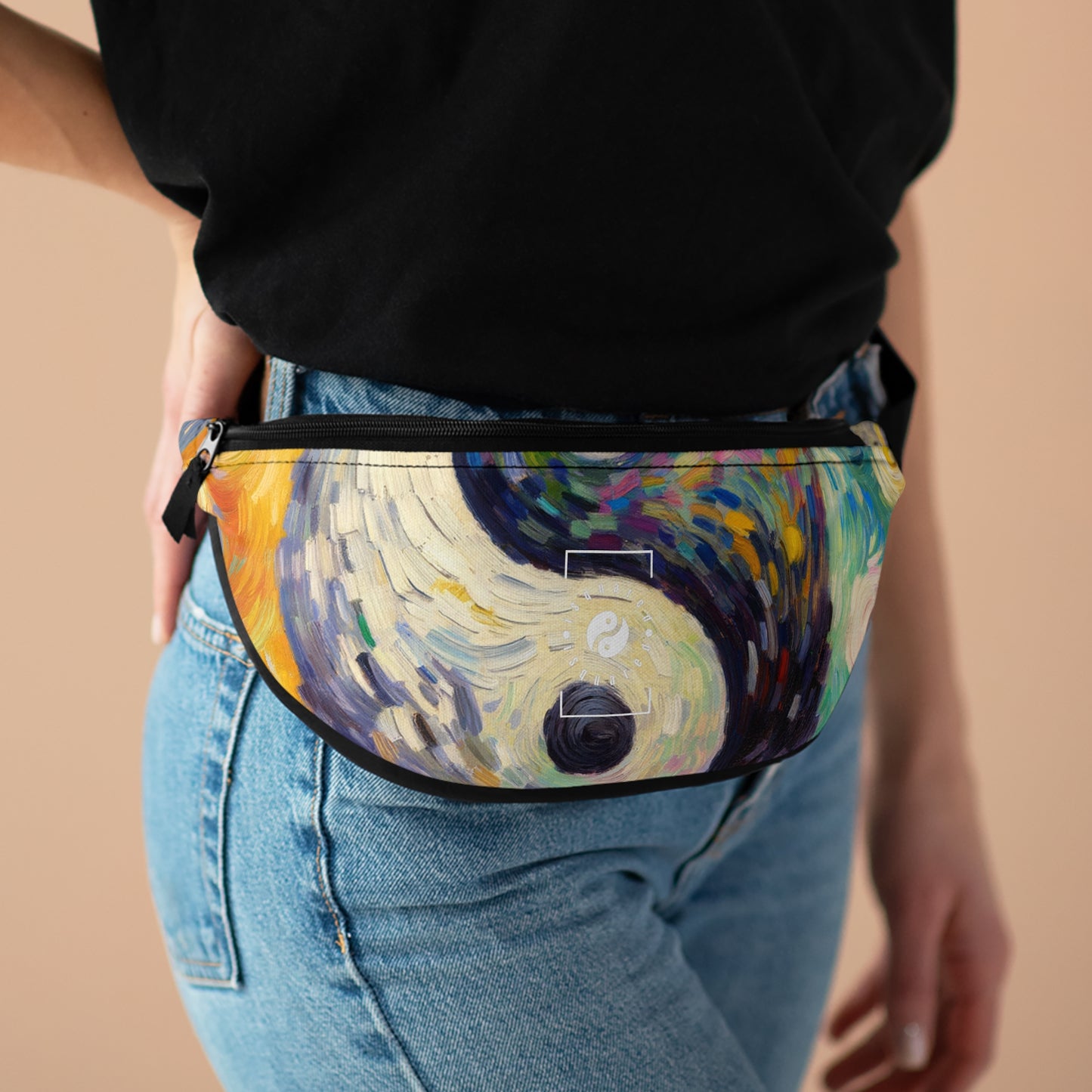 "Spectral Duality: An Impressionist Balance" - Fanny Pack