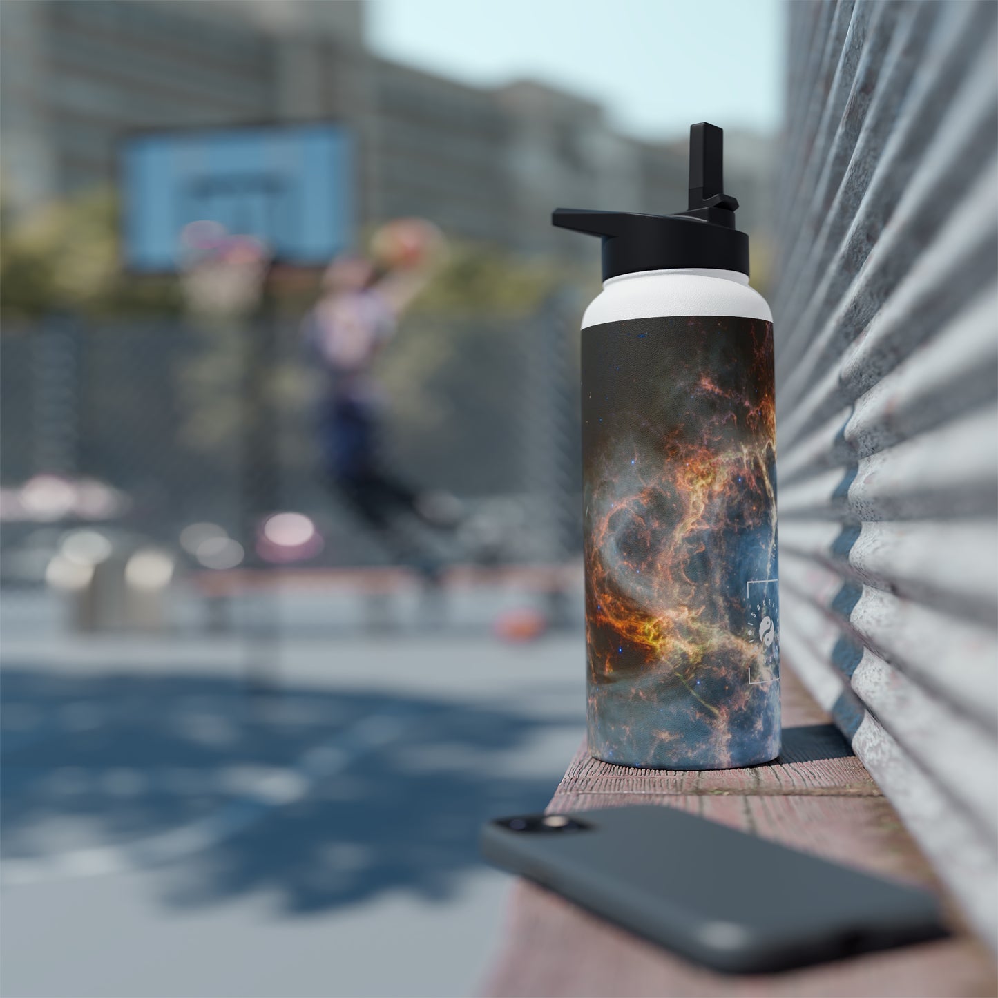 Crab Nebula (NIRCam and MIRI Image) - Water Bottle