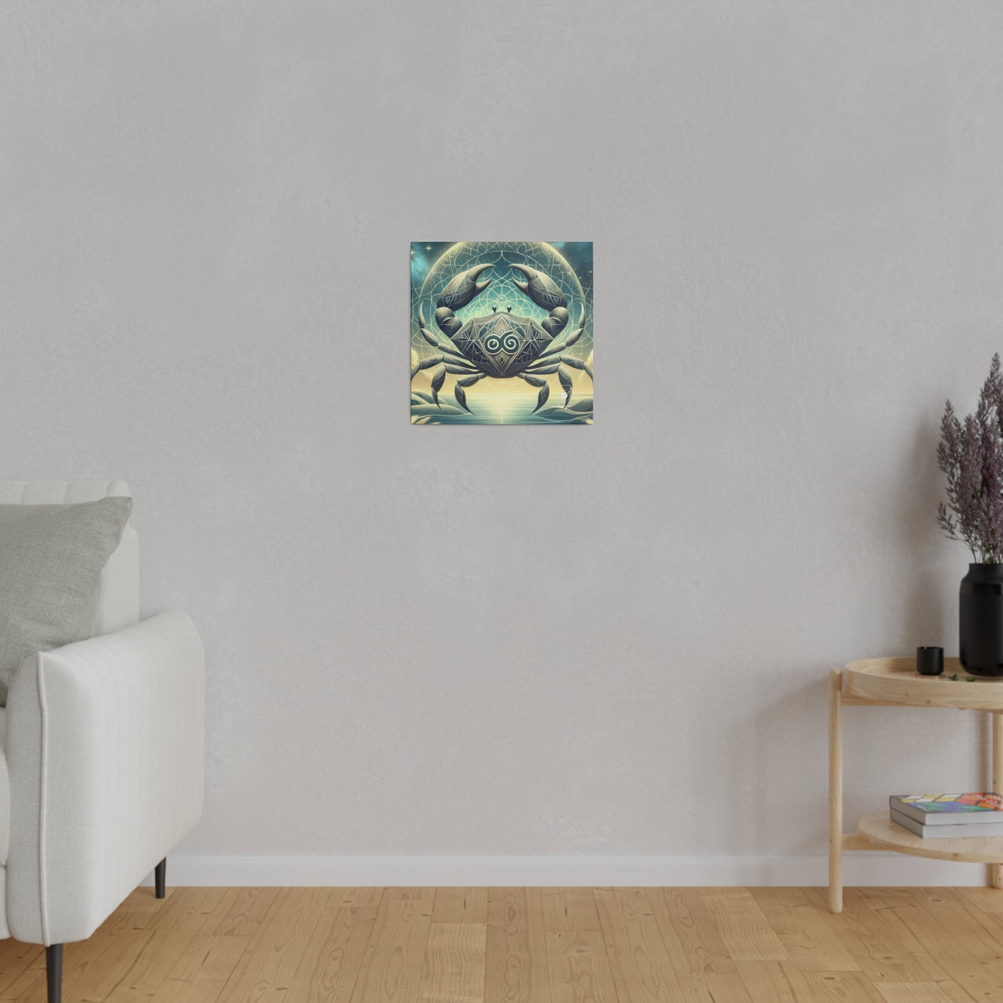 Crab Constellation Yoga - Art Print Canvas