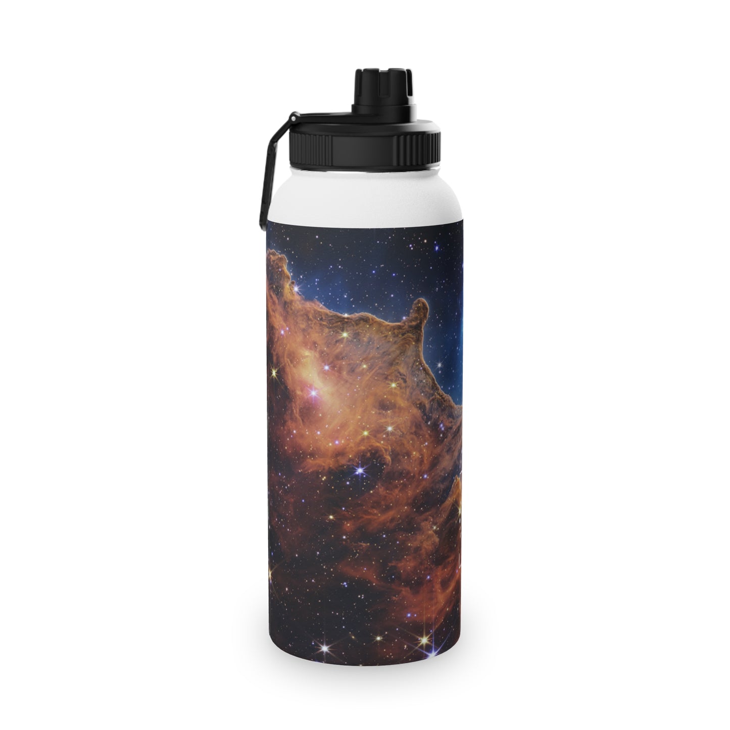 “Cosmic Cliffs” in the Carina Nebula (NIRCam Image) - JWST Collection - Sports Water Bottle