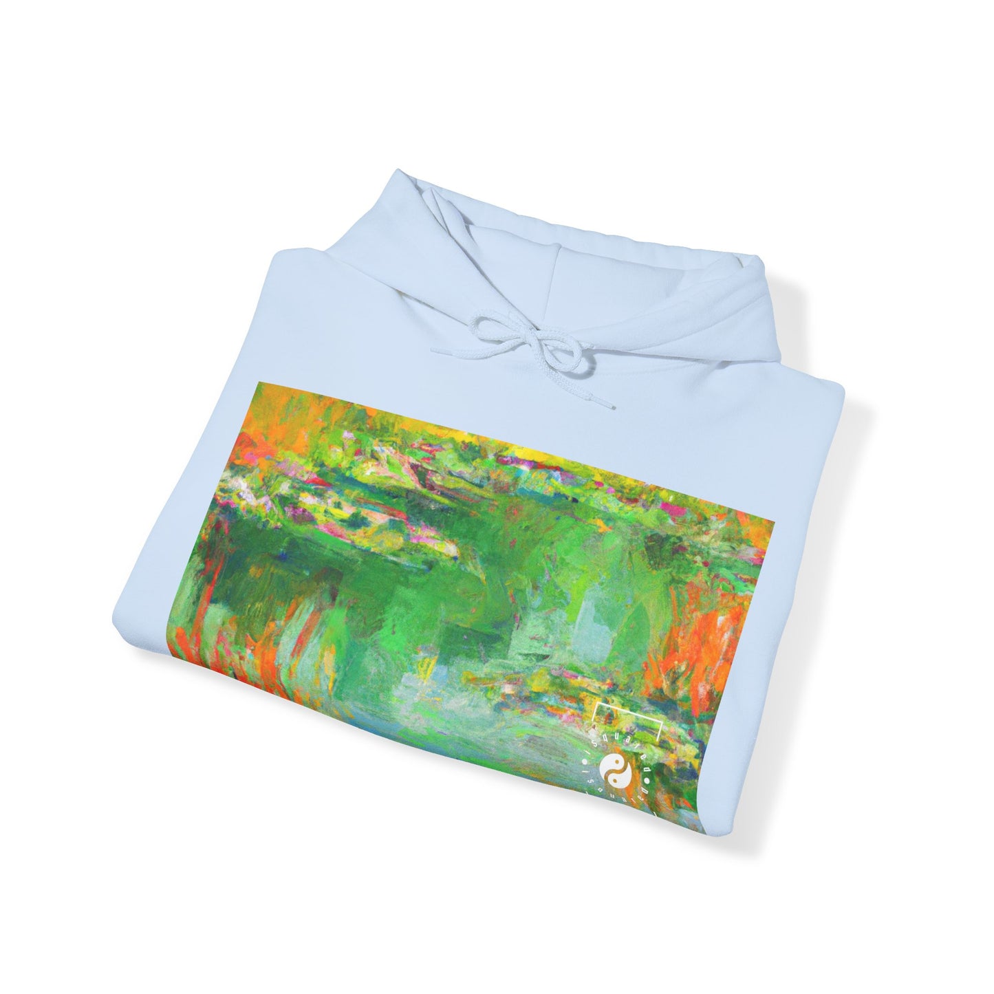 "Lily Aquarelle: Dusk Reflections" - Hoodie