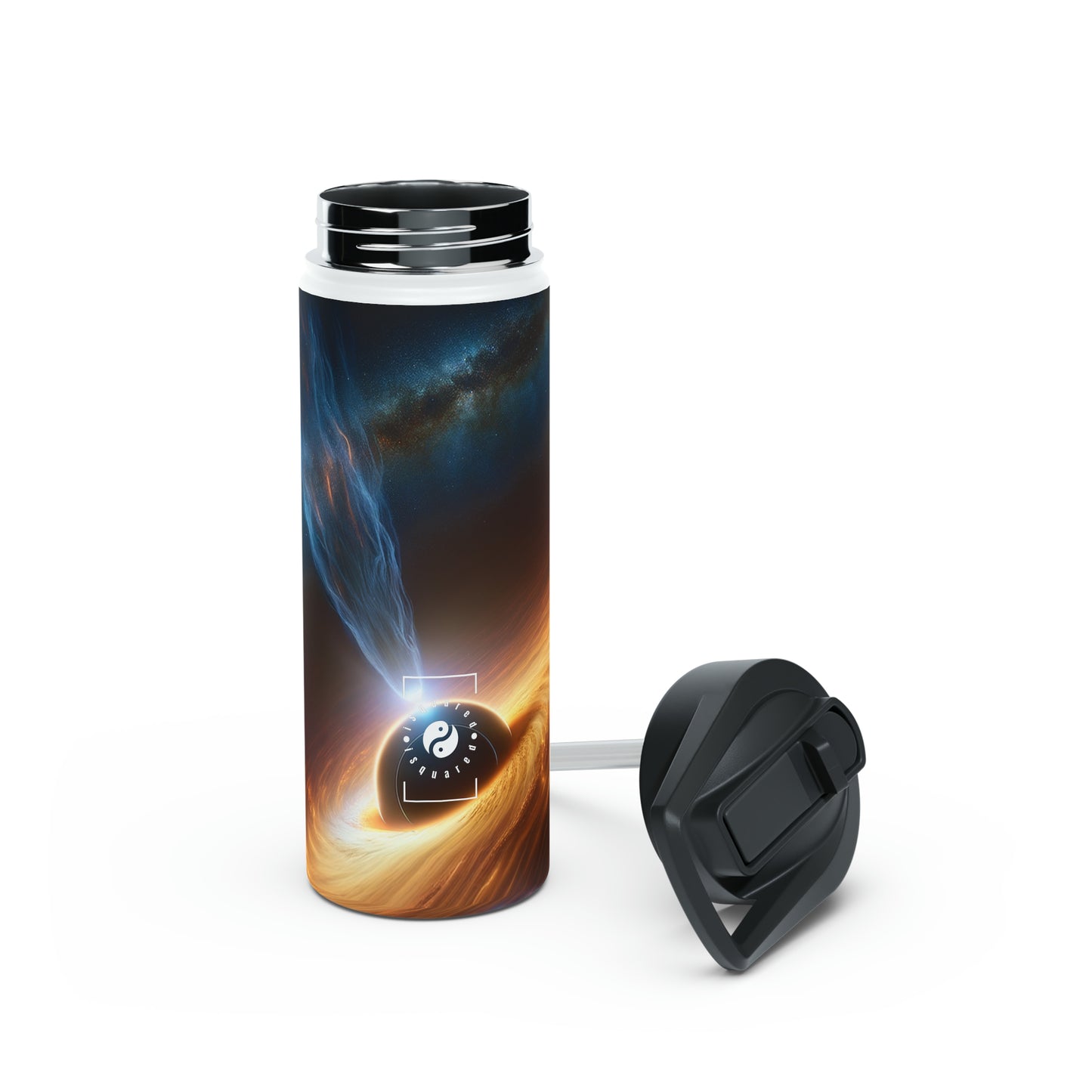 "Discs of Illumination: Black Hole Reverie" - Water Bottle