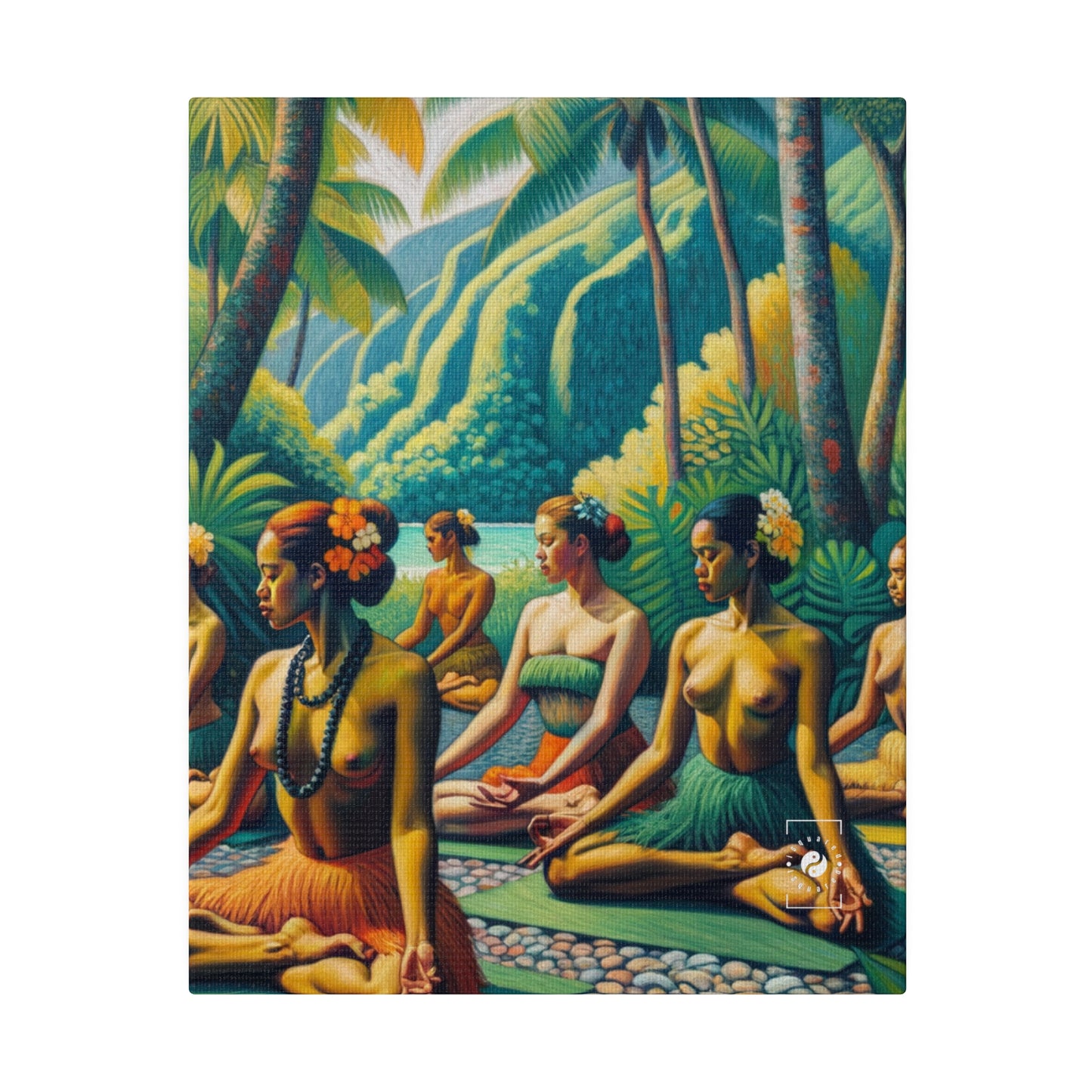 Tahitian Tranquility - Art Print Canvas