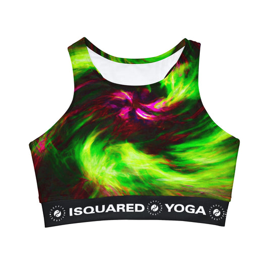 "Galactic Fusion" - High Neck Crop Top