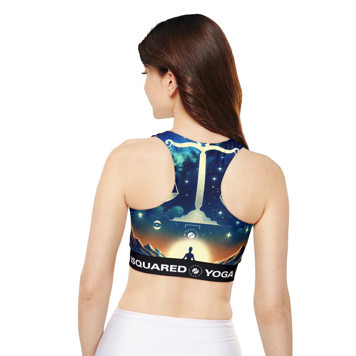 Celestial Libra - Lined & Padded Sports Bra