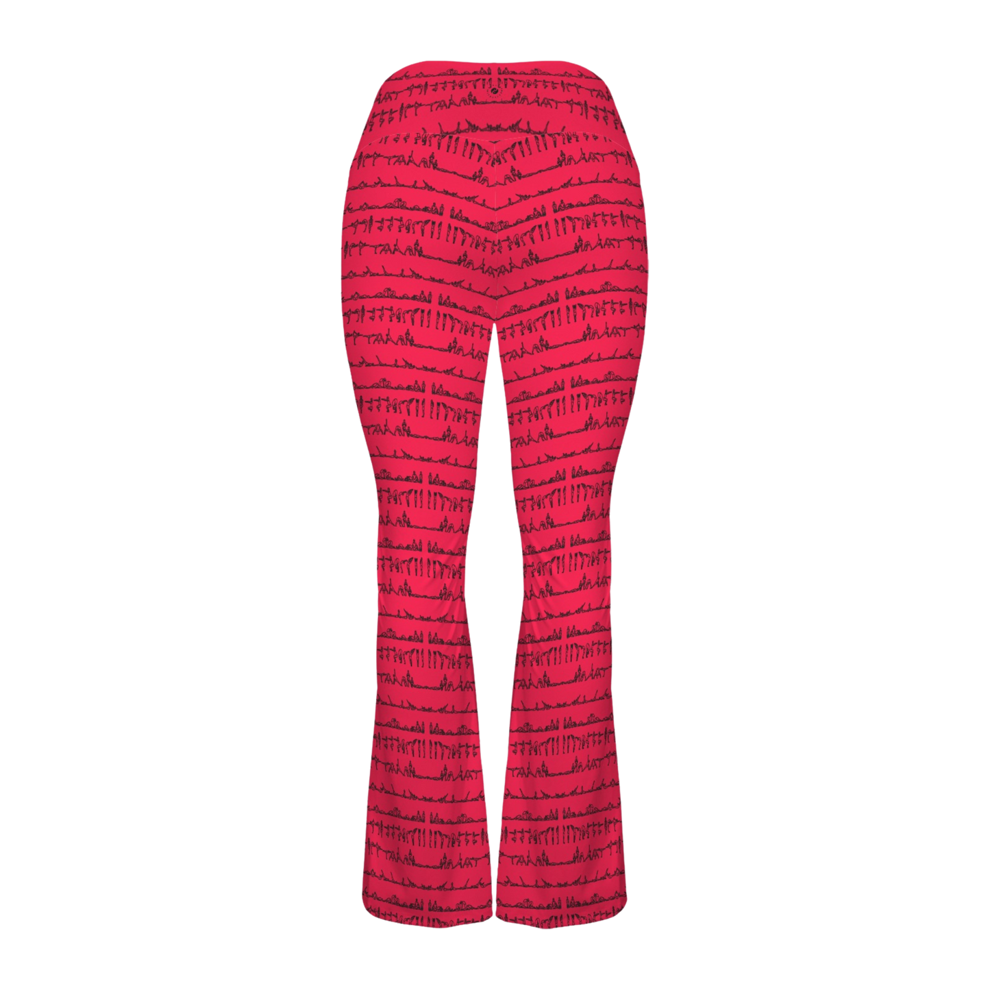 Bikram Series - Cross Waisted Flair Leggings REFINED