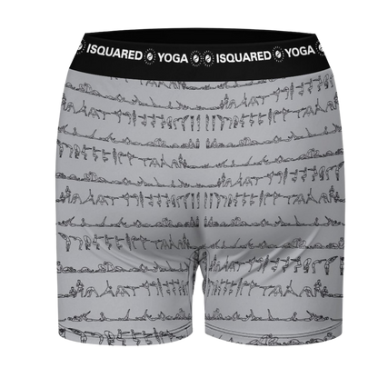 Bikram Pastel - iSquared Yoga Shorts