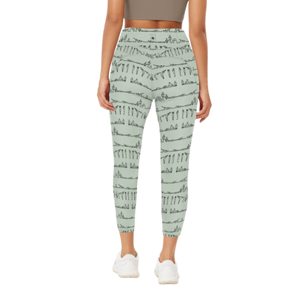 Bikram Pastel - iSquared Pocket Leggings