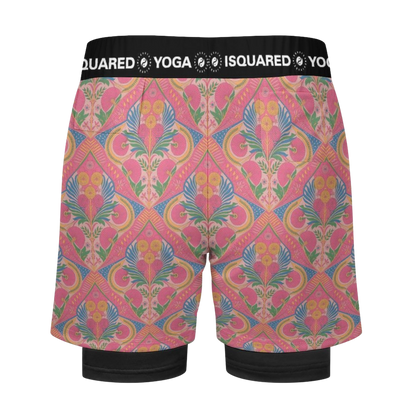 Jaipur Love - Compression Yoga Shorts