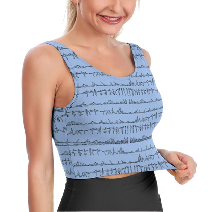 Bikram Pastel - iSquared Crop Top