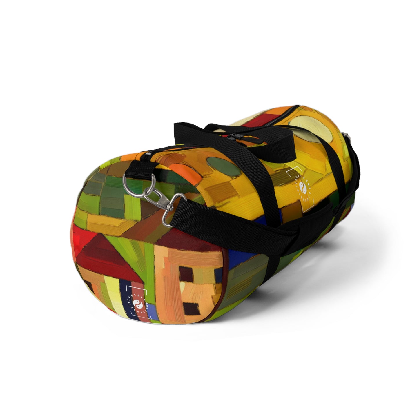 "Adobes de terre aux teintes de Hundertwasser" - Sac de sport