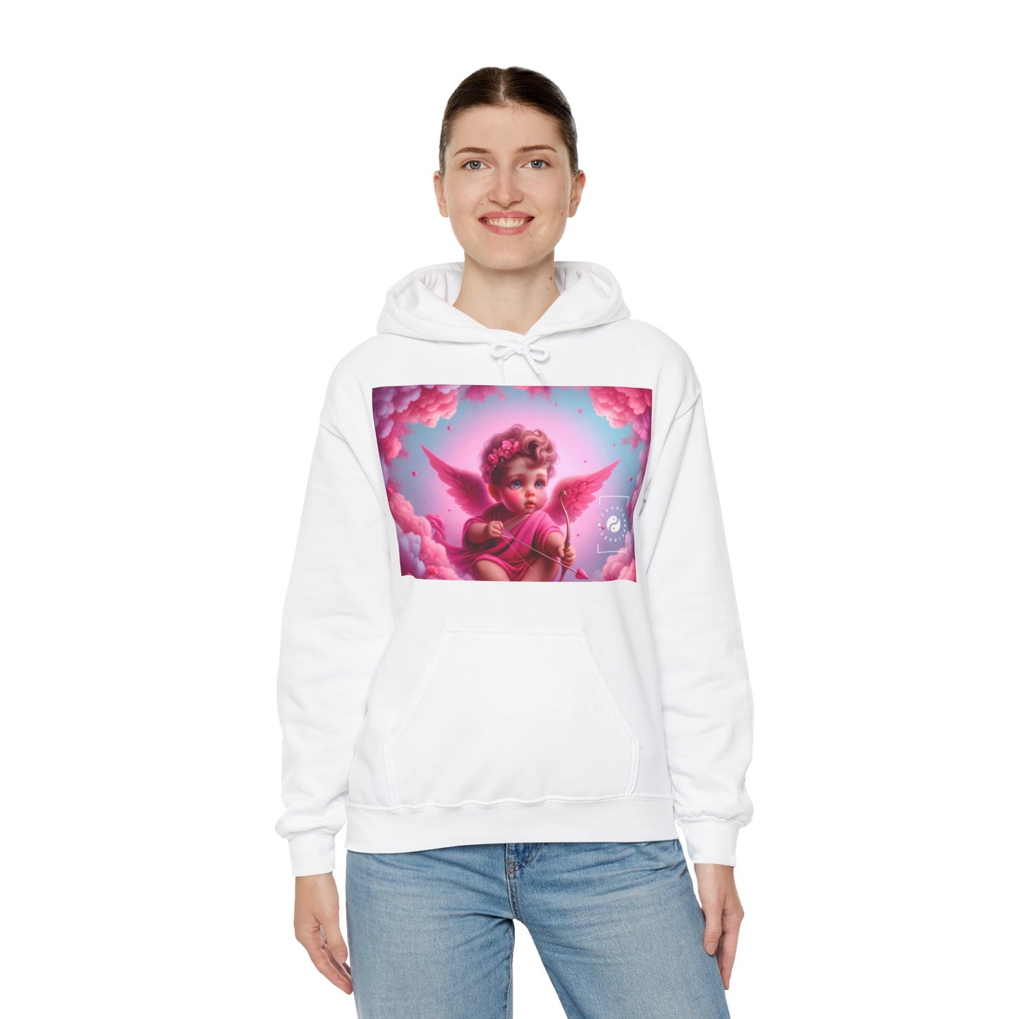 "Bold Blush: A Cupid's Love Affair" - Hoodie