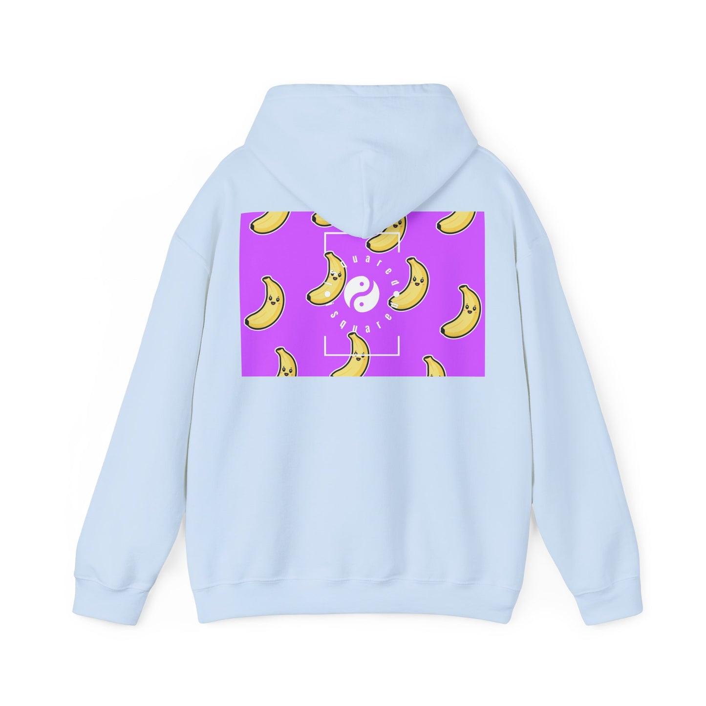 #D65BFF Violet + Banane - Sweat à capuche