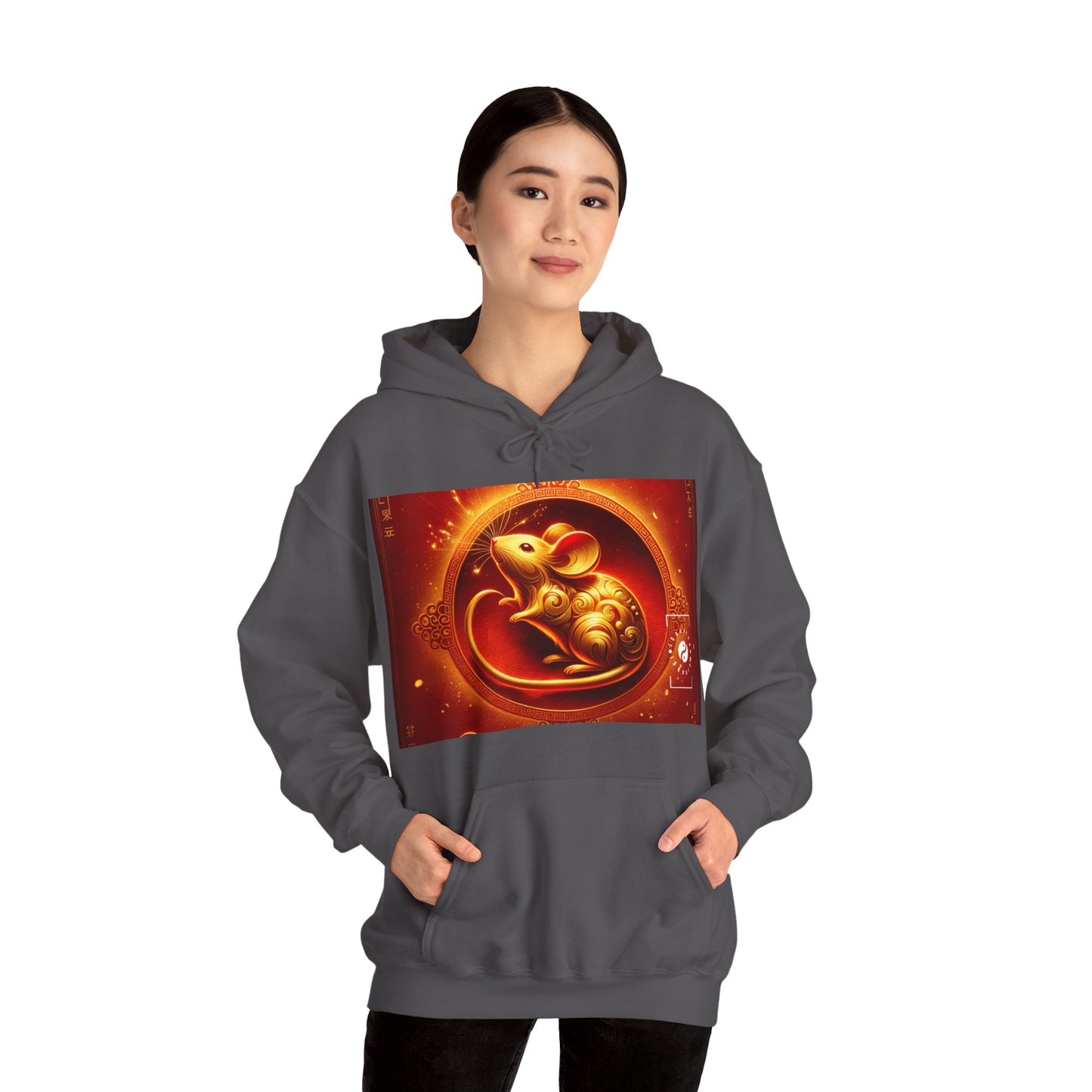 "Golden Emissary: A Lunar New Year's Tribute" - Hoodie