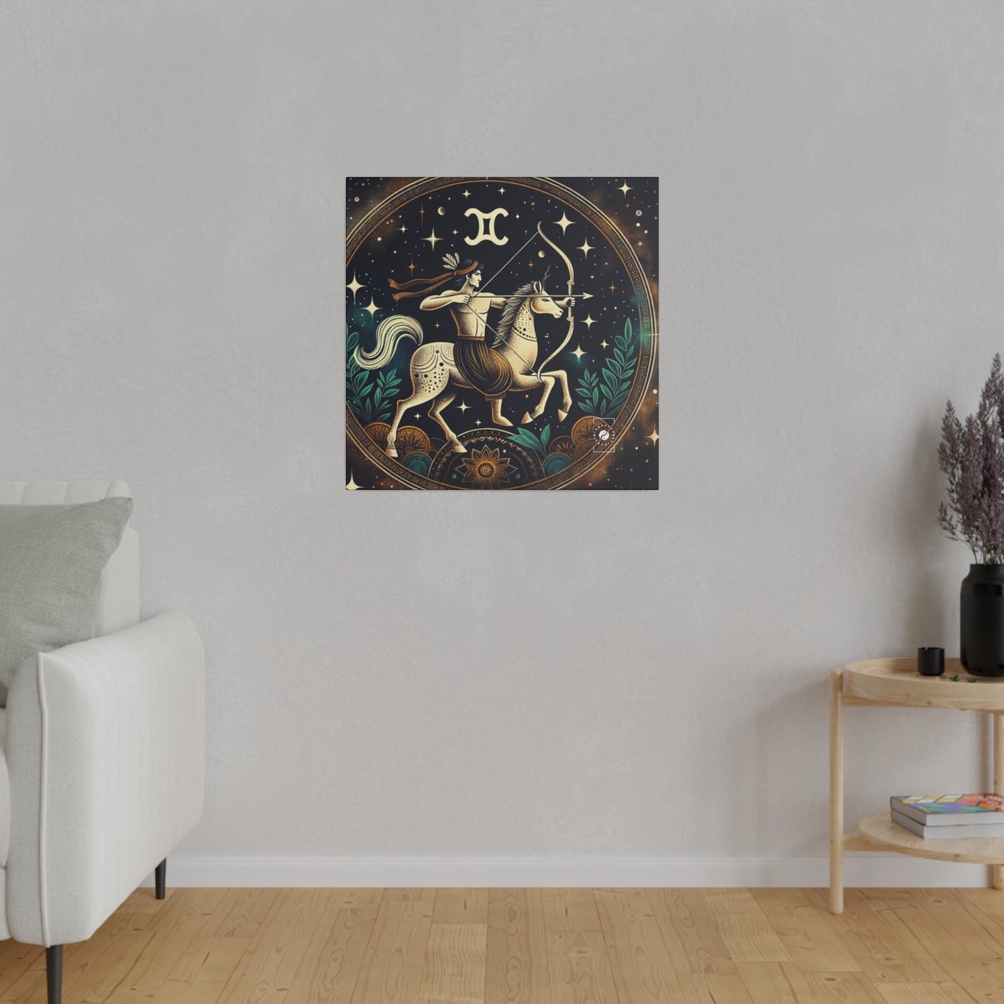 Sagittarius Emblem - Art Print Canvas