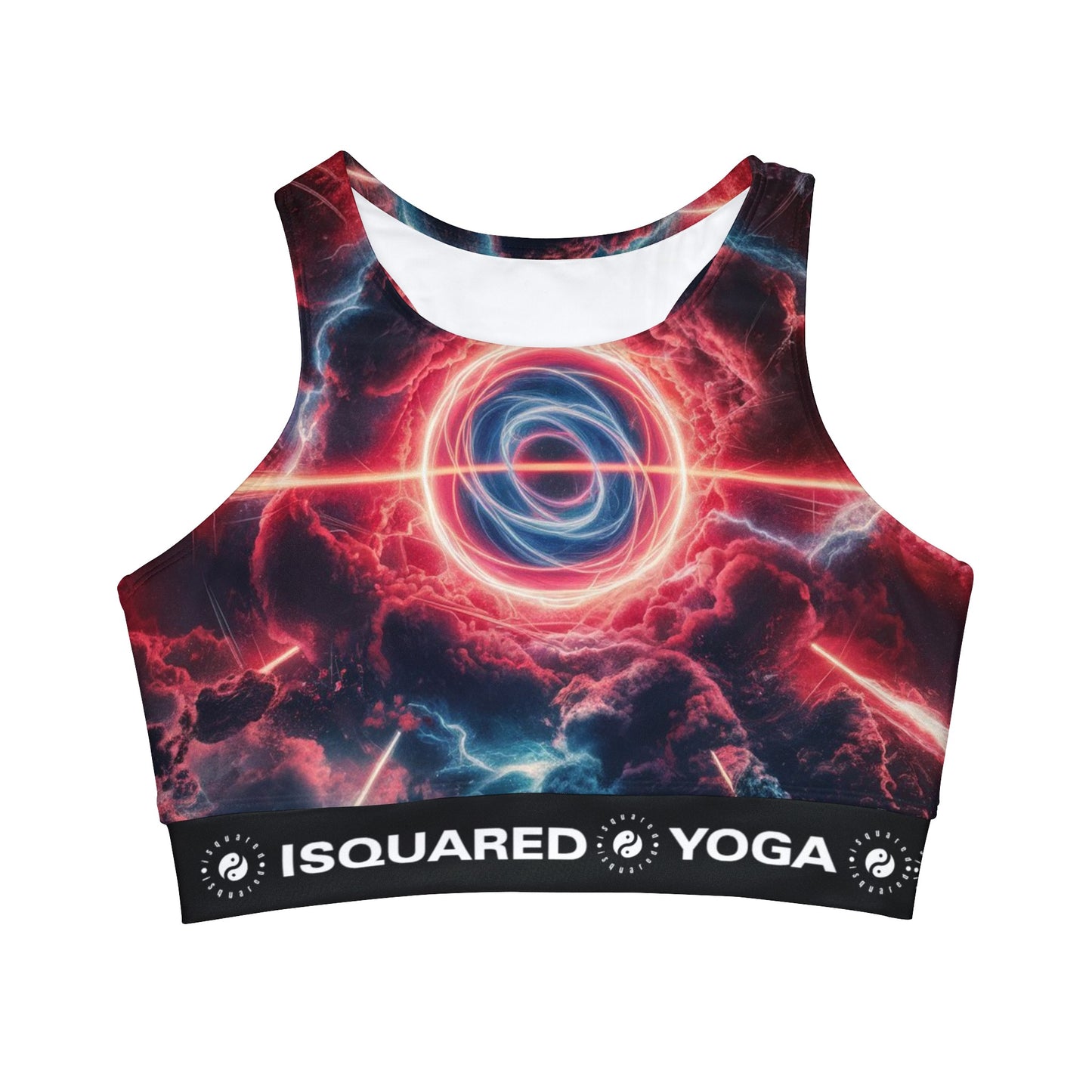 Cosmic Fusion - High Neck Crop Top