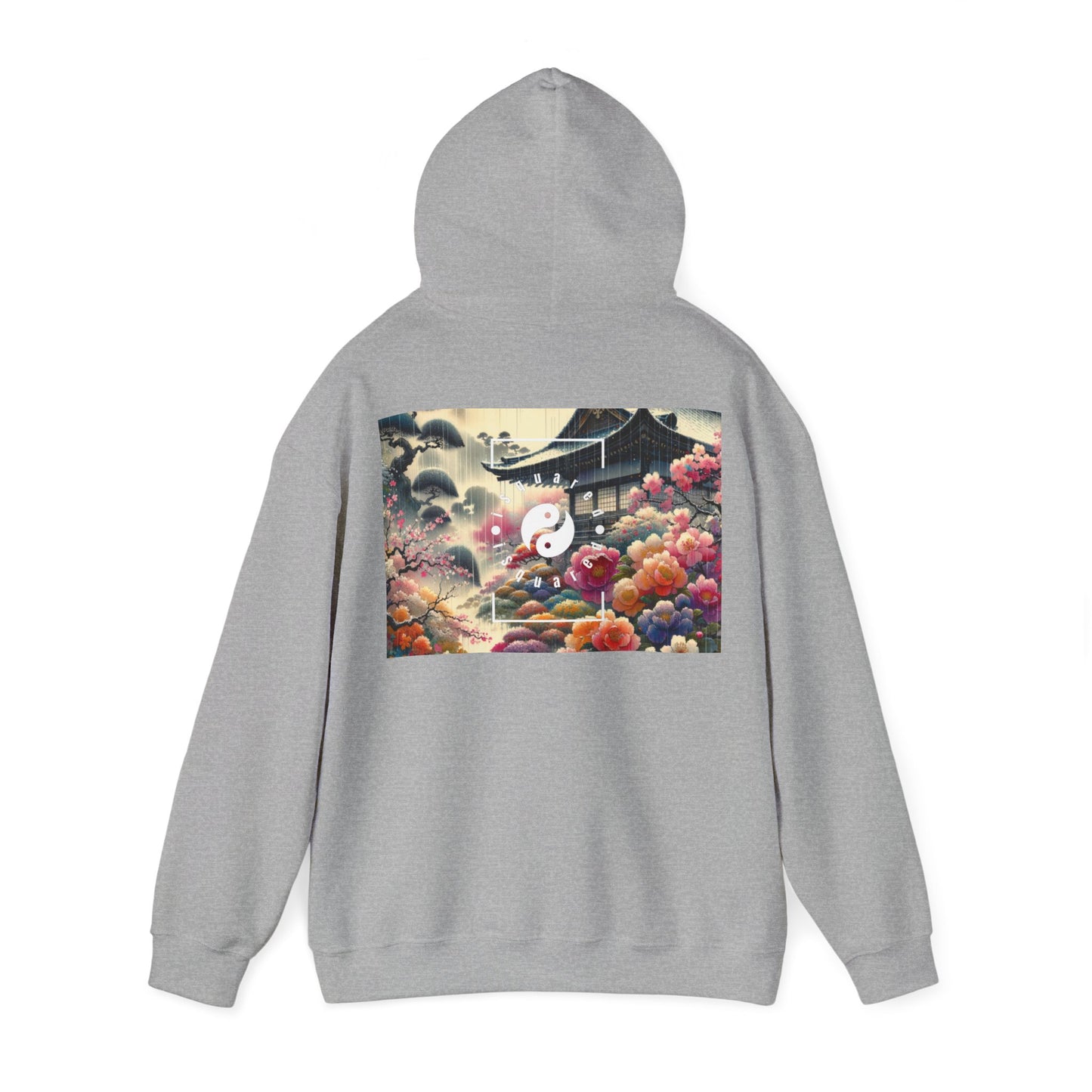 "Sakura Spectrum trempé par la pluie" - Sweat à capuche