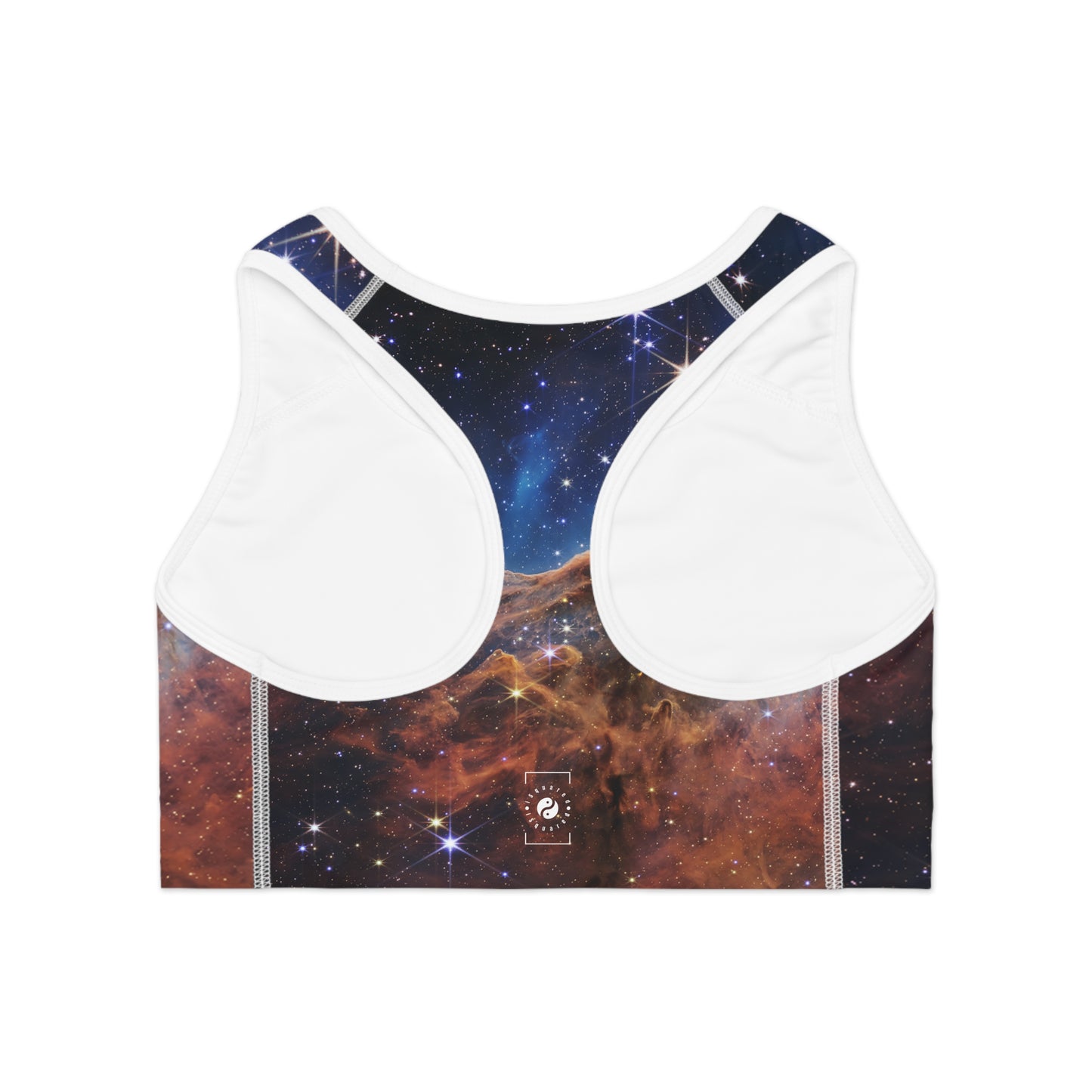 “Cosmic Cliffs” in the Carina Nebula (NIRCam Image) - JWST Collection - High Performance Sports Bra