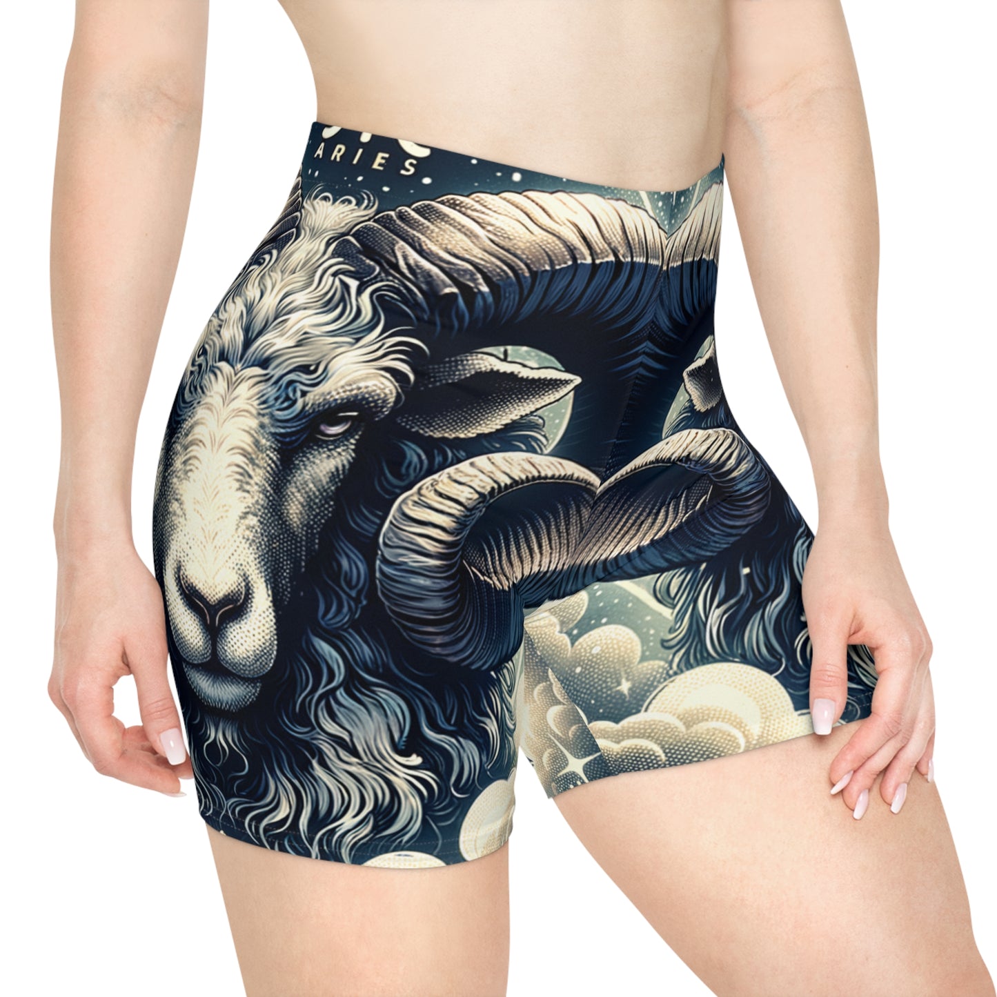 "Celestial Ram Ascendant" - Hot Yoga Short