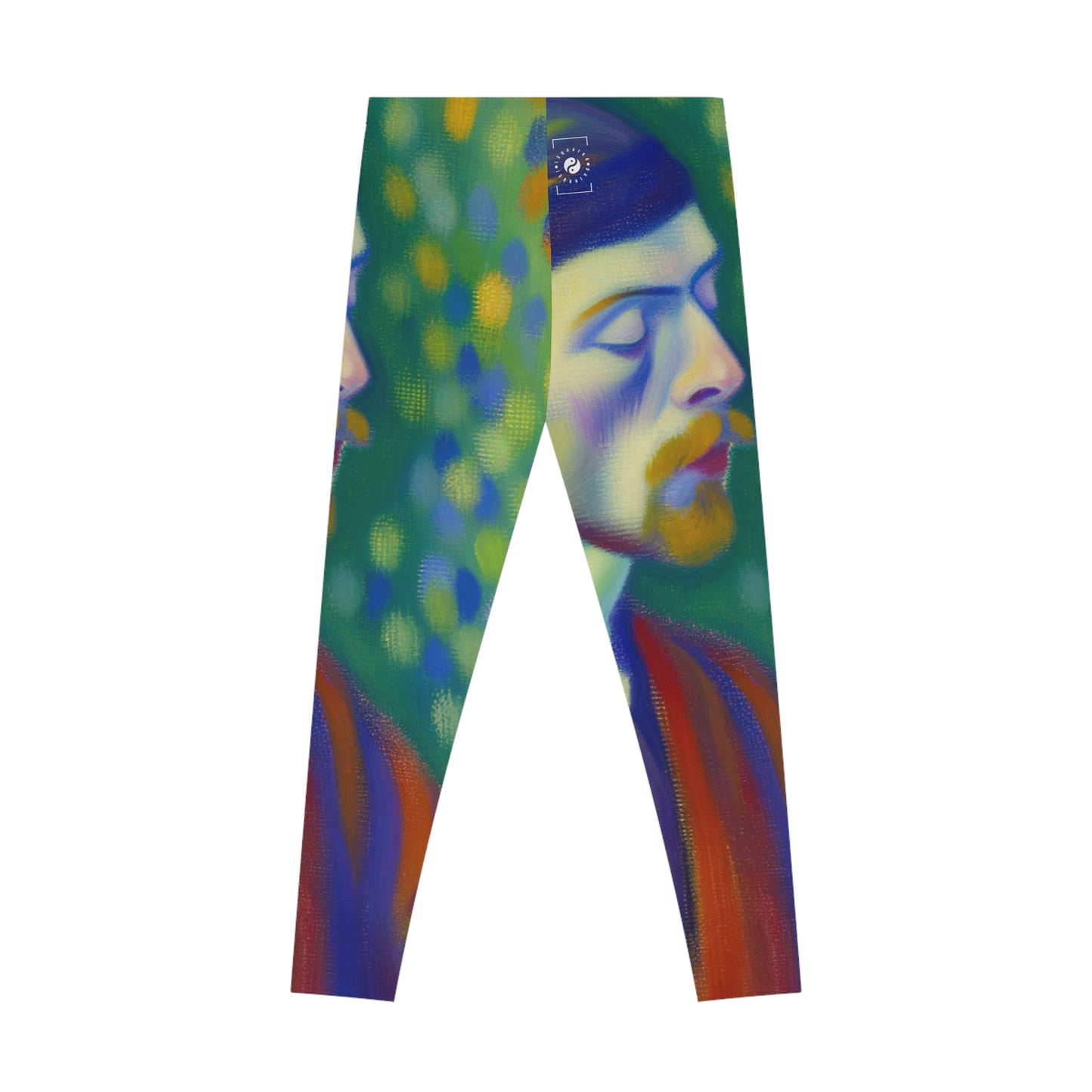 "Serene Resilience: A Frida's Solitude in hues" - Unisex Tights