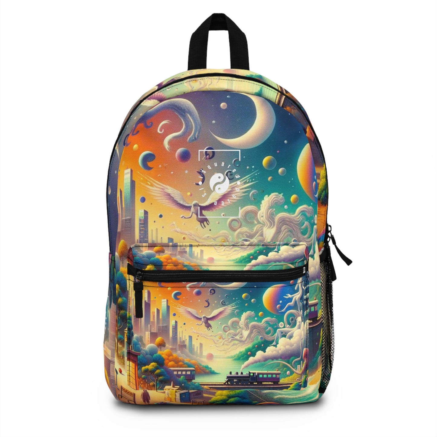 "Mirrors of Metaphor: A Murakami Odyssey" - Backpack