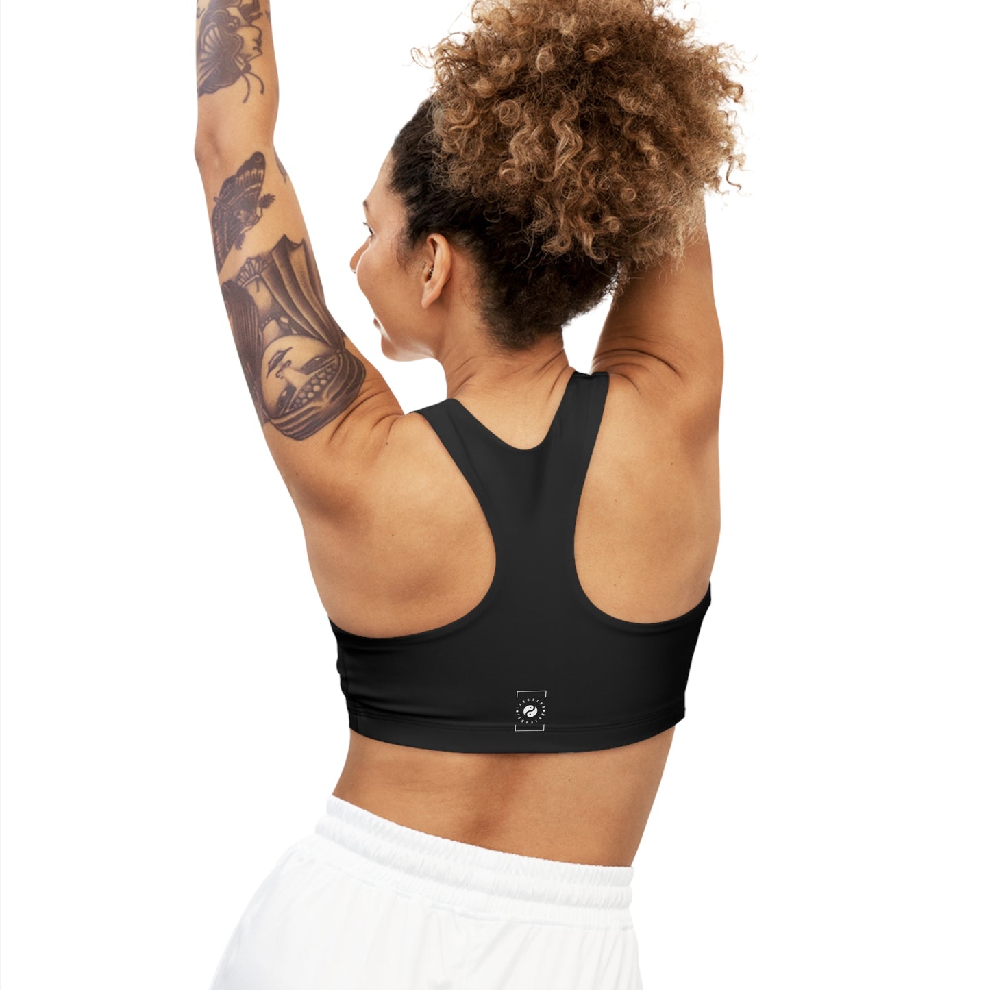 Pure Black - Soutien-gorge de sport sans couture