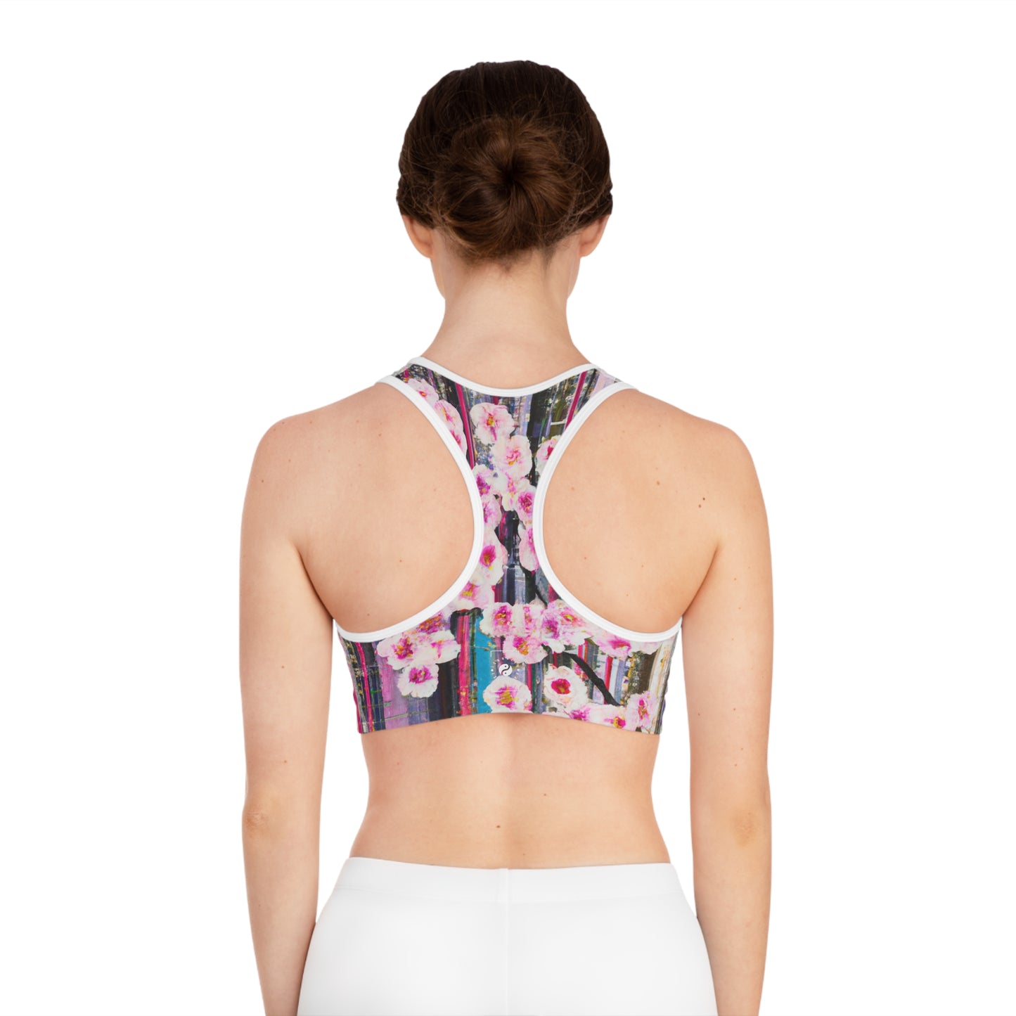 Abstract Bloom 05 - High Performance Sports Bra