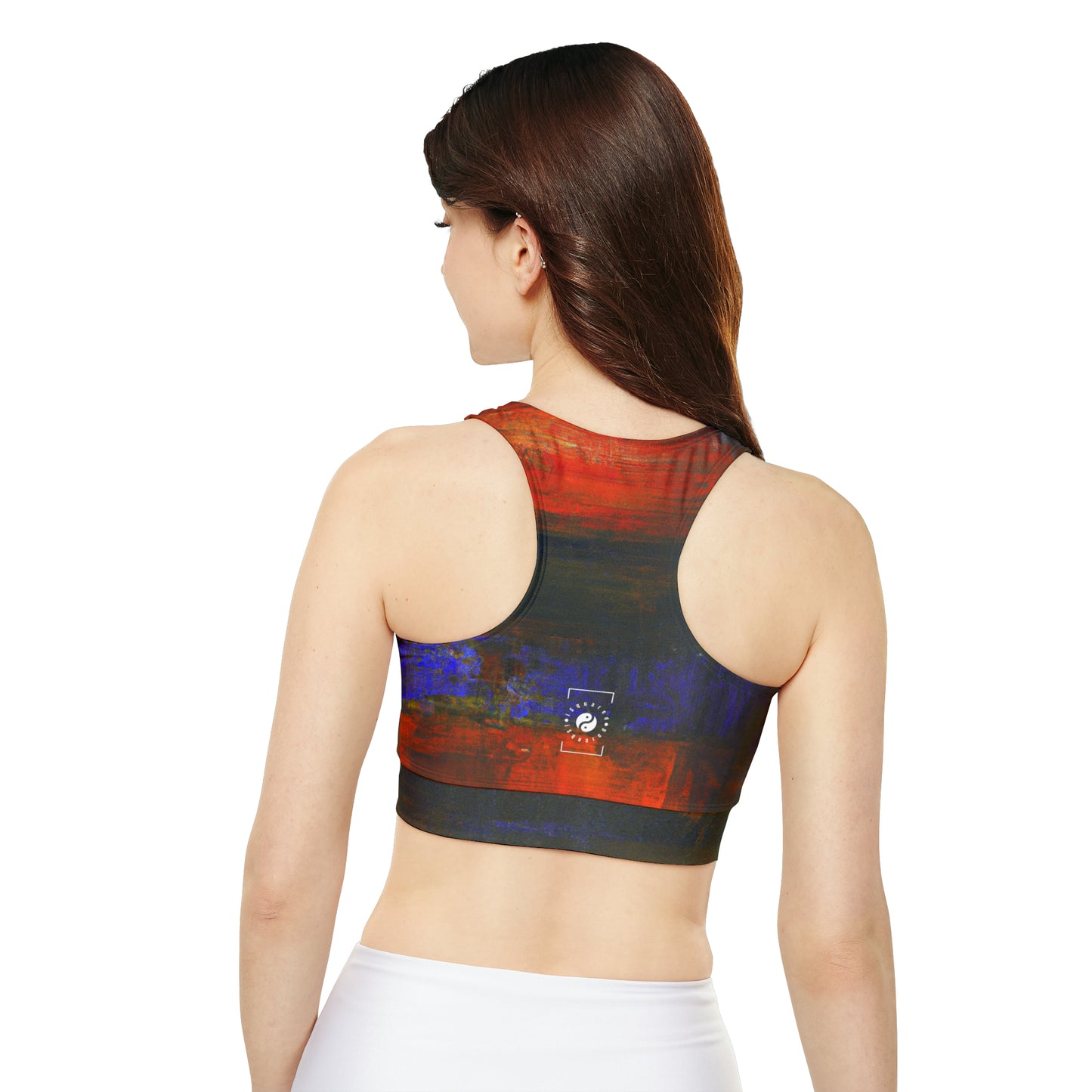 "Chromatic Reverie" - Lined & Padded Sports Bra