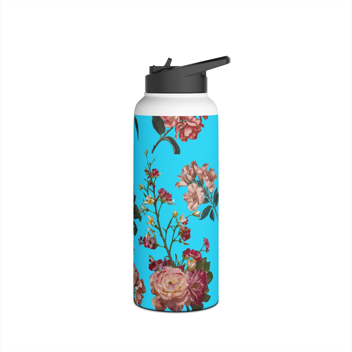 Botanicals on Azure - Water Bottle