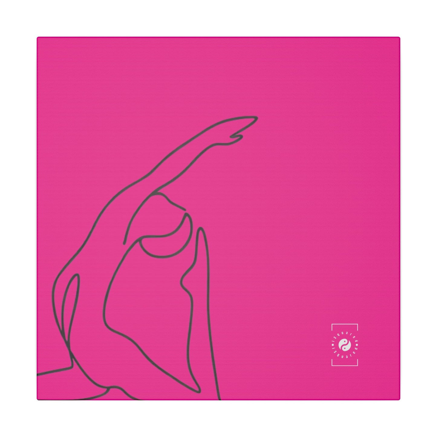 Line Art Pigeon Pose - Art Print Canvas